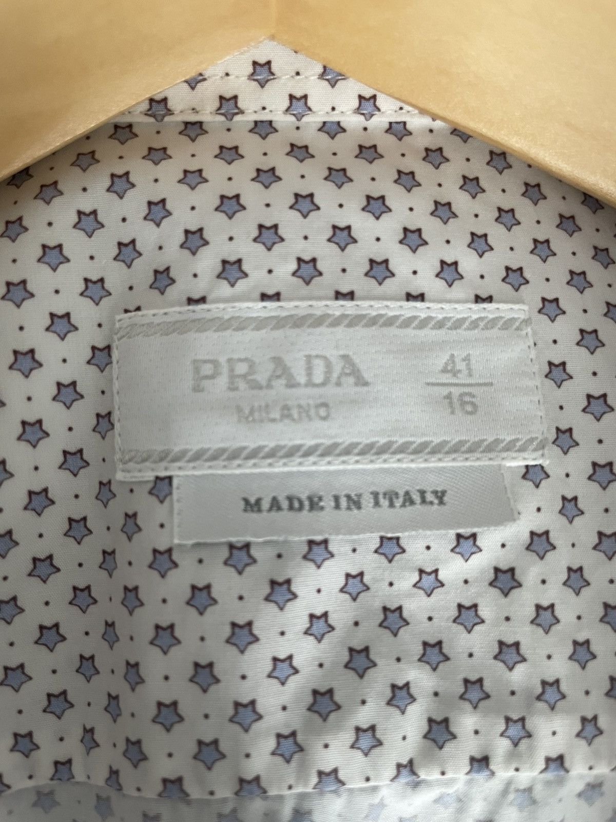 Prada Prada Star print shirt- Size 41/16 Size US M / EU 48-50 / 2 - 4 Thumbnail