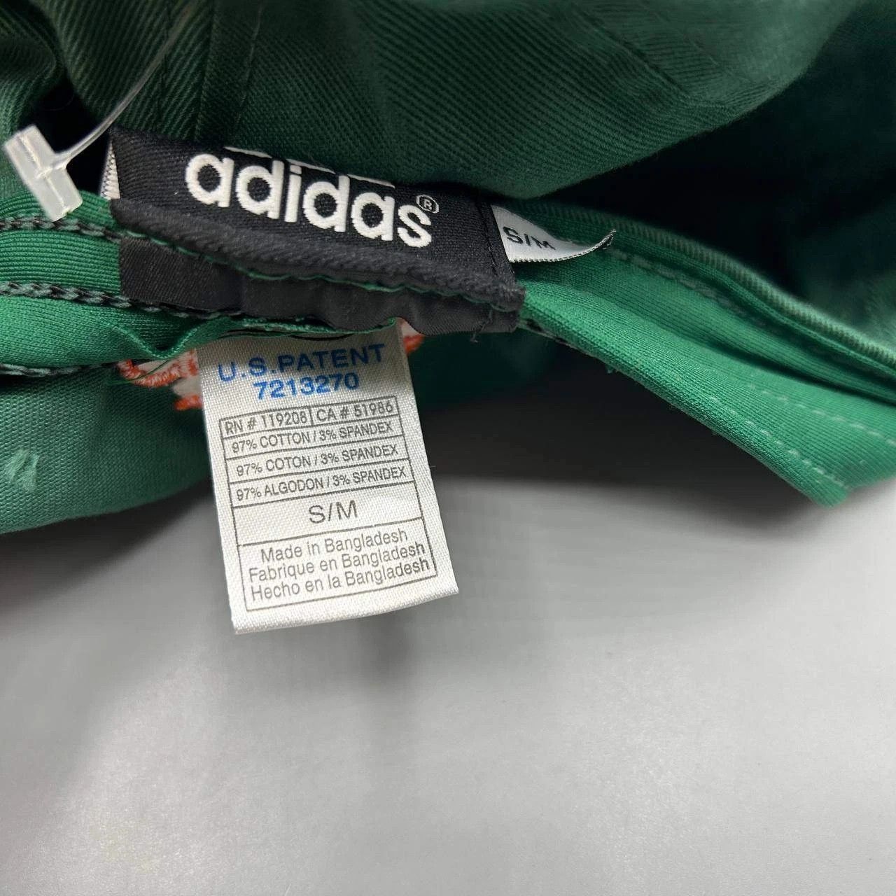 Adidas Miami Hurricanes Hat Men Green Adidas Stretch Fitted Cap S-M Size ONE SIZE - 3 Thumbnail
