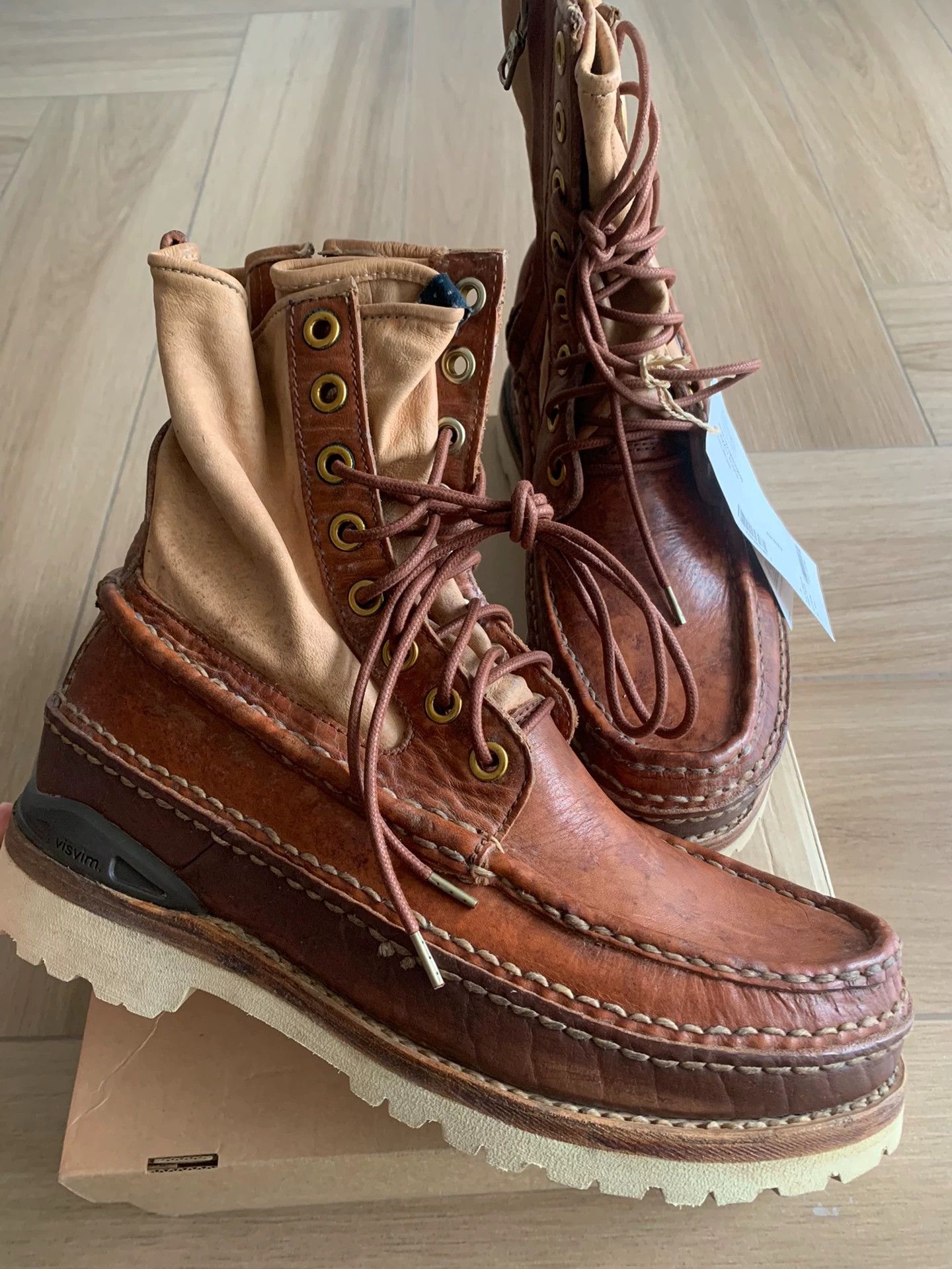 Visvim VISVIM GRIZZLY BOOTS Vintage Mud-Dyed MC Leather 24AW 10.5 Size US 10.5 / EU 43-44 - 2 Thumbnail