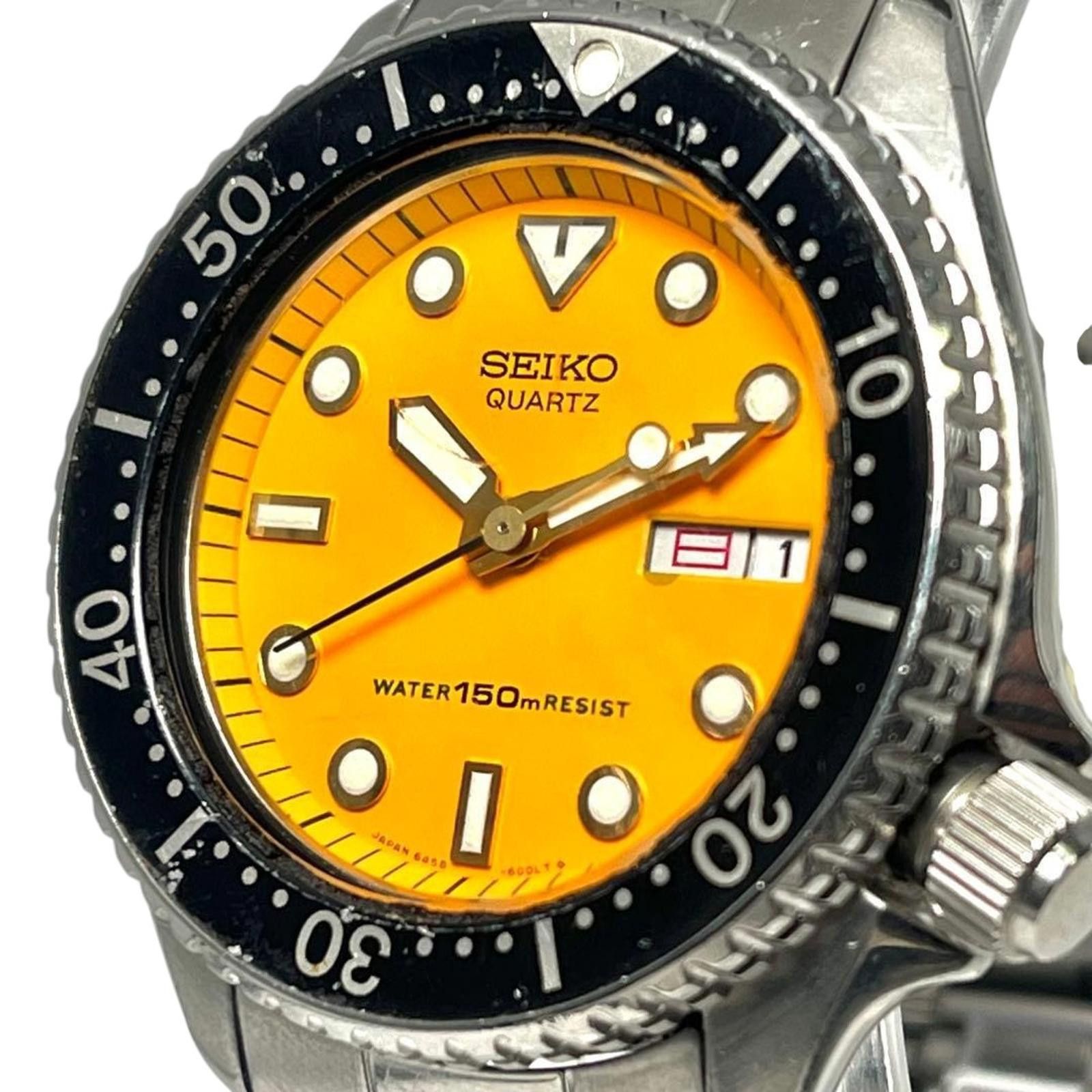 Seiko Seiko - Men's Quartz Wristwatch with Orange Dial Size ONE SIZE - 1 Thumbnail