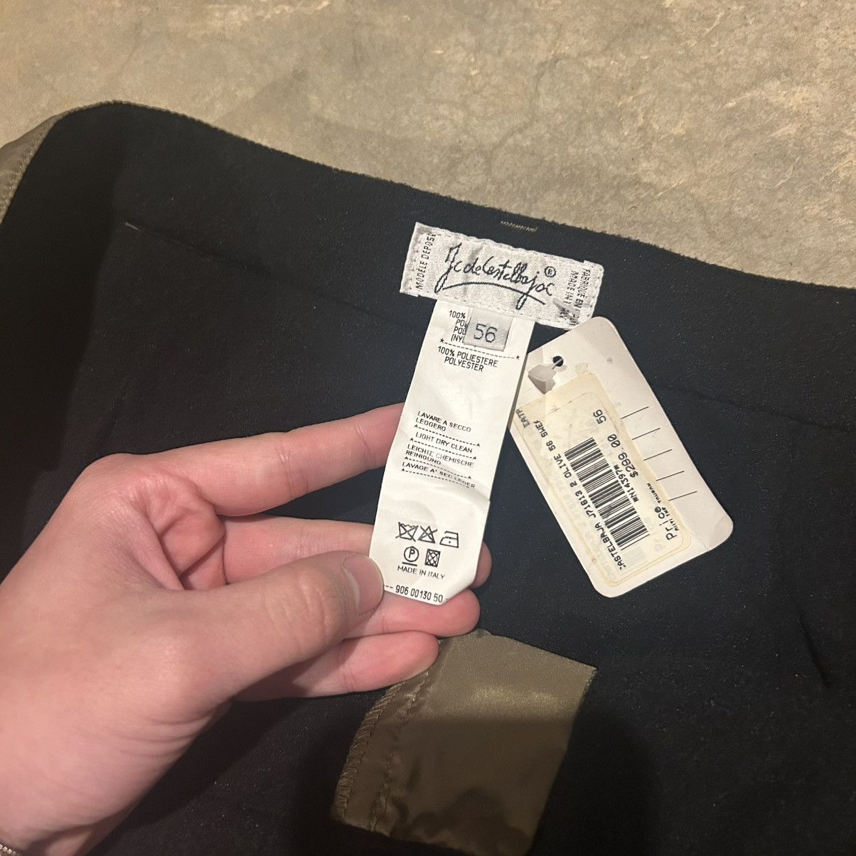 Jean Charles De Castelbajac × Vintage Vintage 1990s Castelbajac Fleece Lined Nylon Baggy Ski Pants Size US 36 / EU 52 - 9 Thumbnail