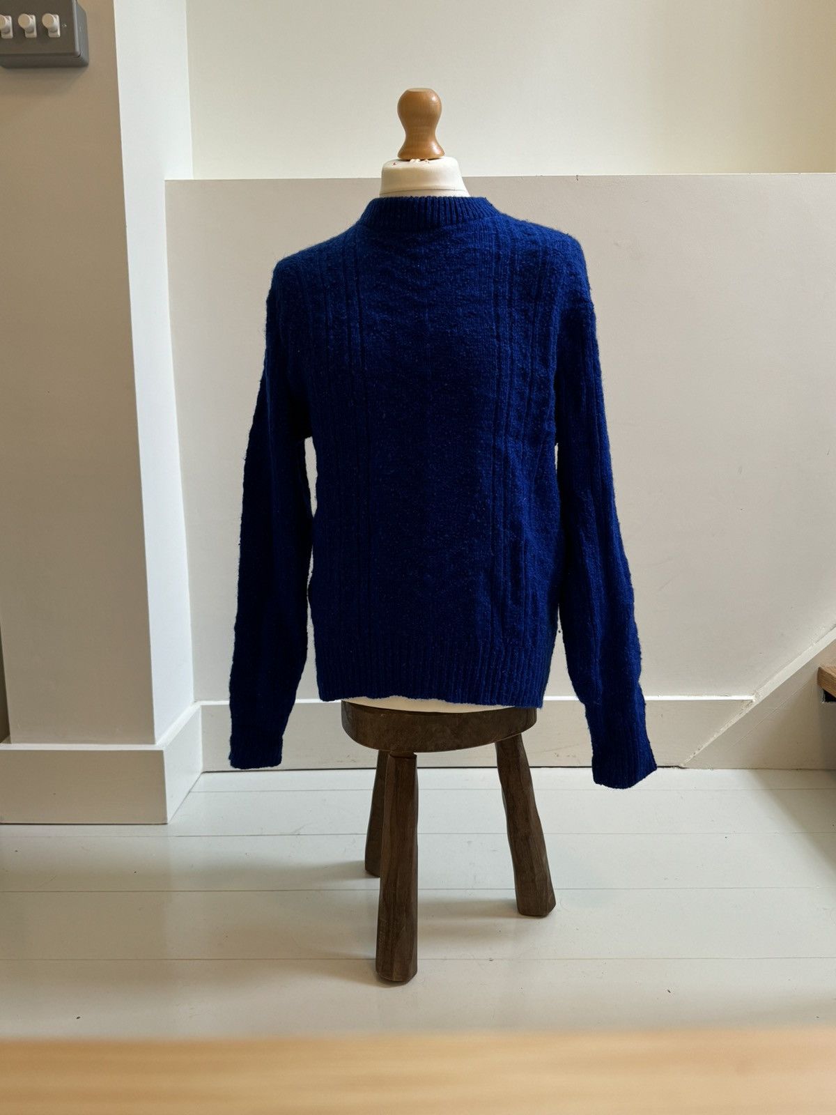 Abercrombie & Fitch Abercrombie & Fitch Blue Knit Jumper Size US M / EU 48-50 / 2 - 2 Thumbnail