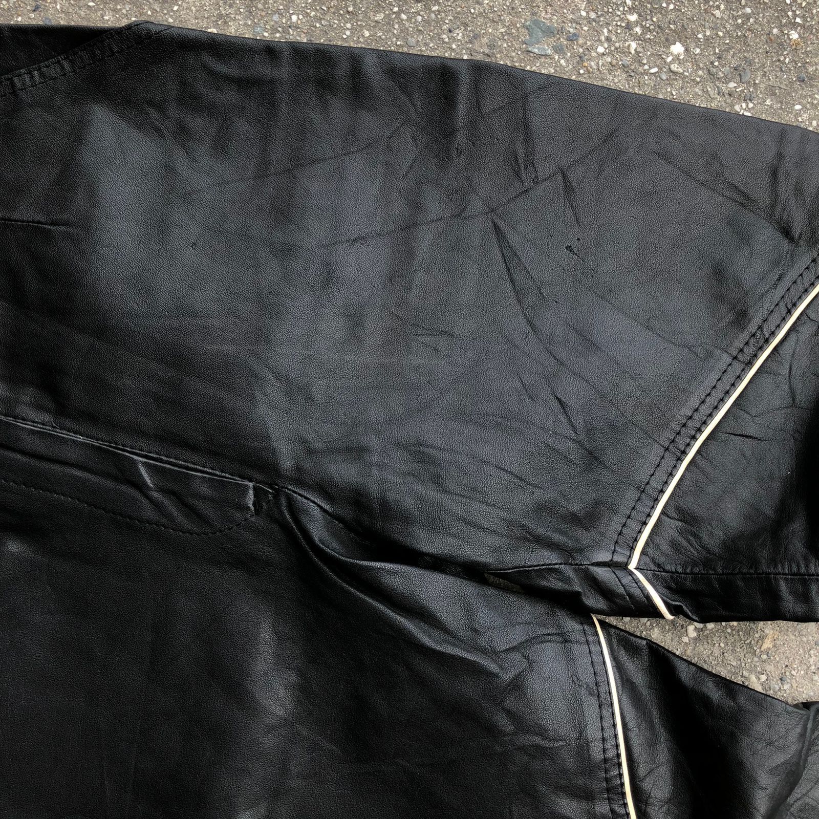 Hysteric Glamour × If Six Was Nine × Le Grande Bleu (L.G.B.) Rider Flared Leather Pants Size US 27 - 5 Thumbnail