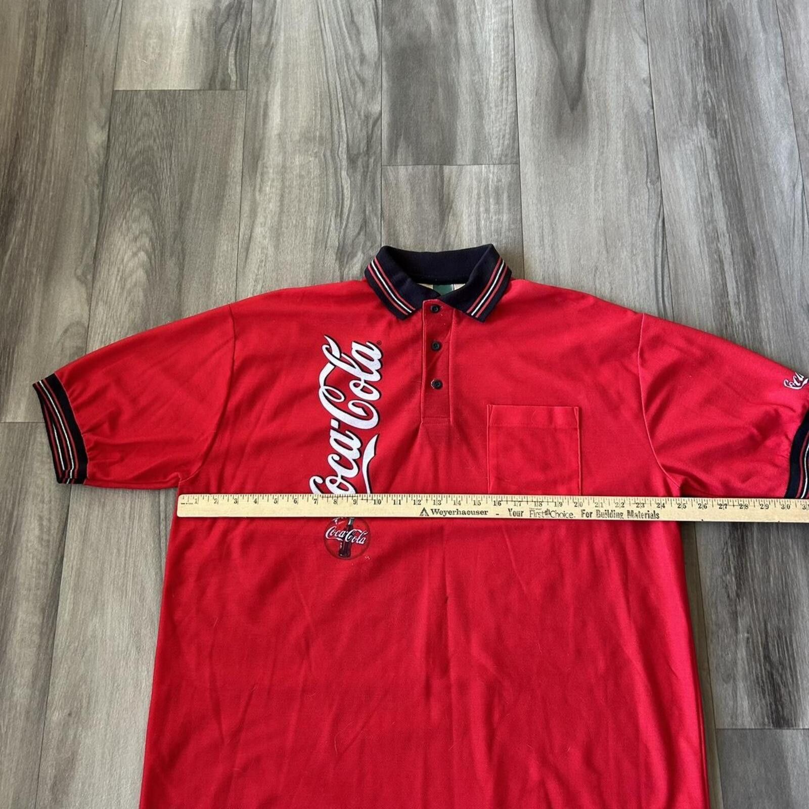 Coca Cola Vintage 80’s 70’s Coca Cola Polo Shirt Rare Colectable XL Size US XL / EU 56 / 4 - 6 Thumbnail