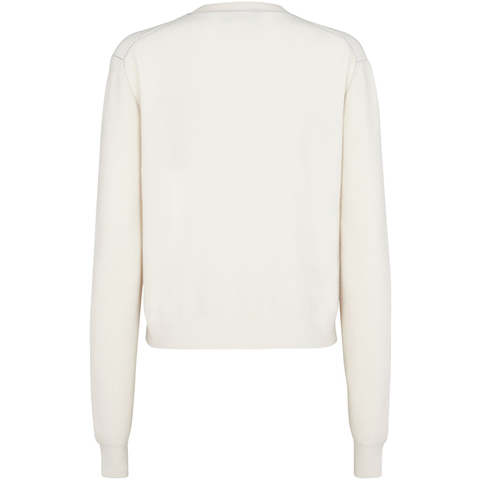 Fendi o1loc1c0824 Jumper in Blanc Size XS / US 0-2 / IT 36-38 - 3 Thumbnail