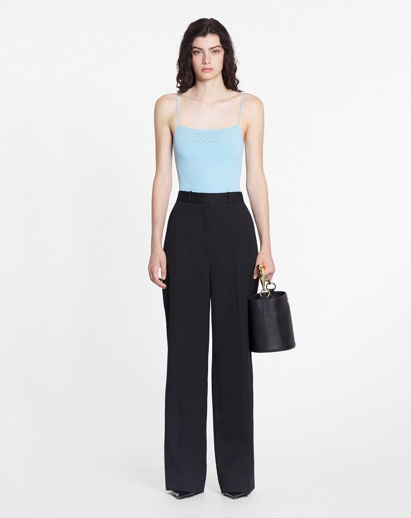 Lanvin o1y0326 Tank Top in Sky Blue Size M / US 6-8 / IT 42-44 - 2 Thumbnail
