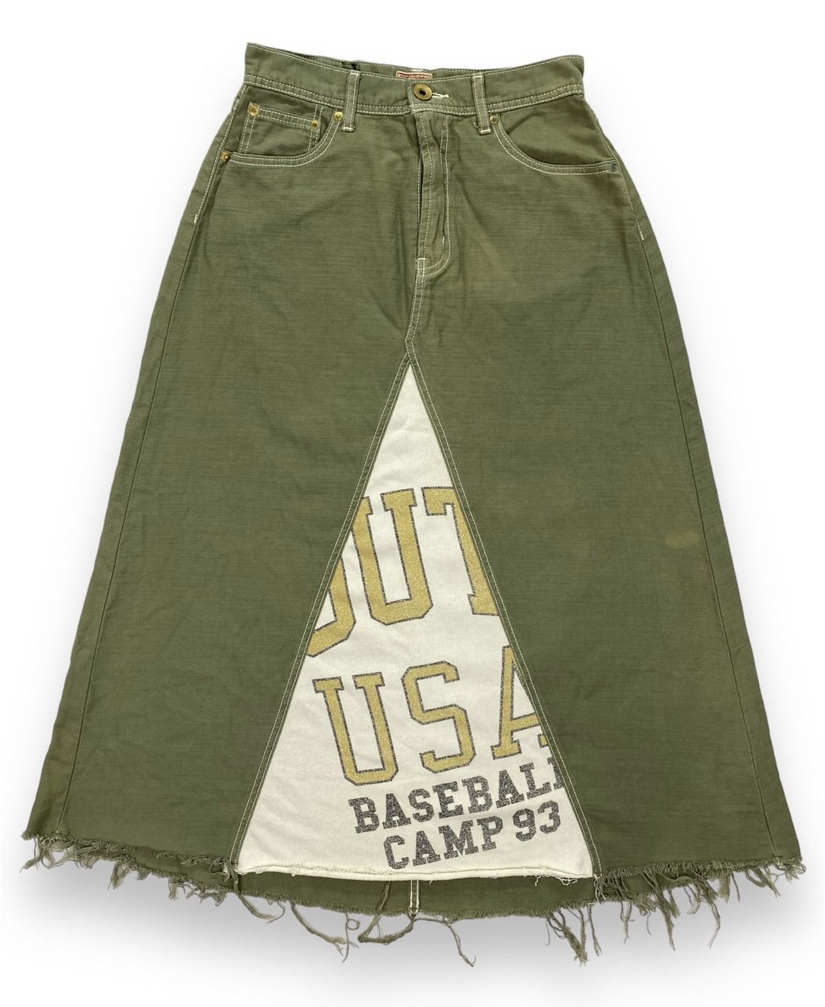 Japanese Brand Rodeo Crowns Dirty Skirt Size 27" / US 4 / IT 40 - 1 Thumbnail