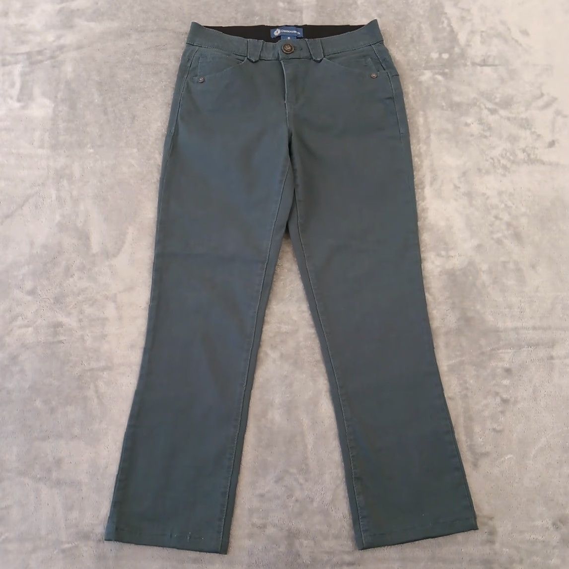 Vintage Democracy Absolution Ankle Pants Womens Size 6 Gray Pockets Stretch 28x26 Pants Size 28" / US 6 / IT 42 - 2 Thumbnail