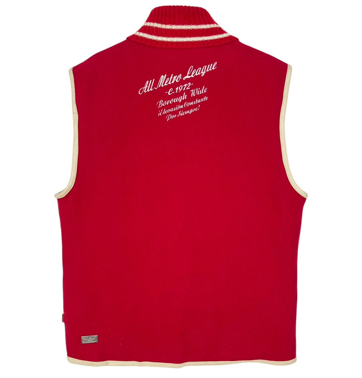 Ecko Unltd. × MLB Ecko Unltd Sleeveless Varsity Baseball Jacket Vest Size US L / EU 52-54 / 3 - 10 Thumbnail