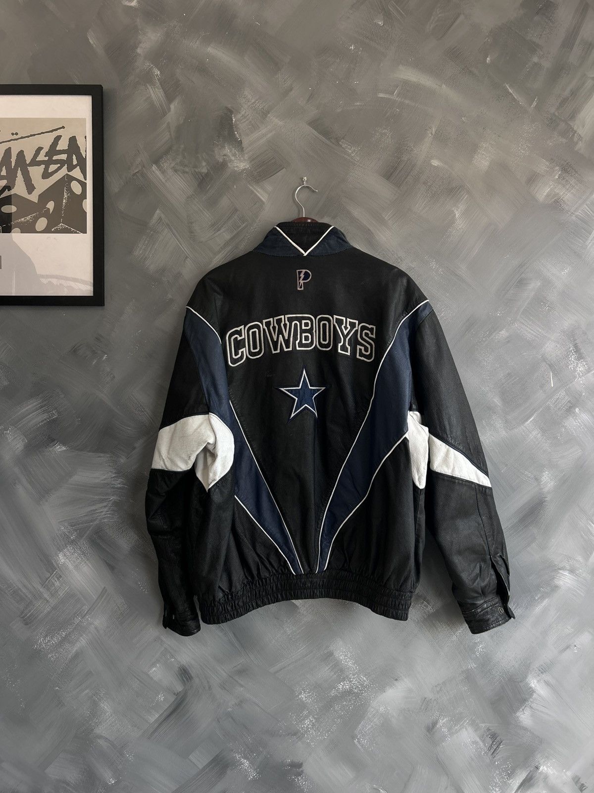 Pro Player Vntg Super Rare Plo Player Daniel Young Cowboys Leather Size US XL / EU 56 / 4 - 1 Thumbnail