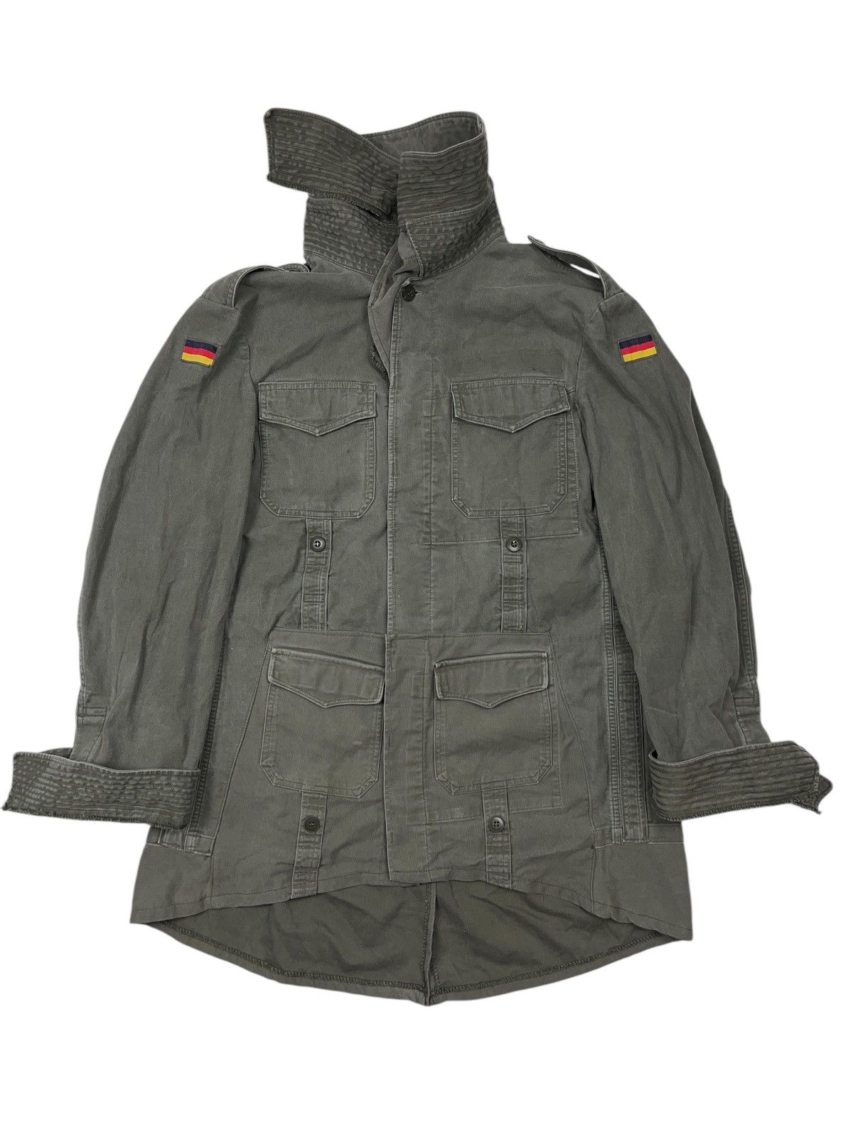 Vintage Vintage 70s Bundeswehr Moleskin Jacket Apocalyptic Style Size US L / EU 52-54 / 3 - 1 Thumbnail