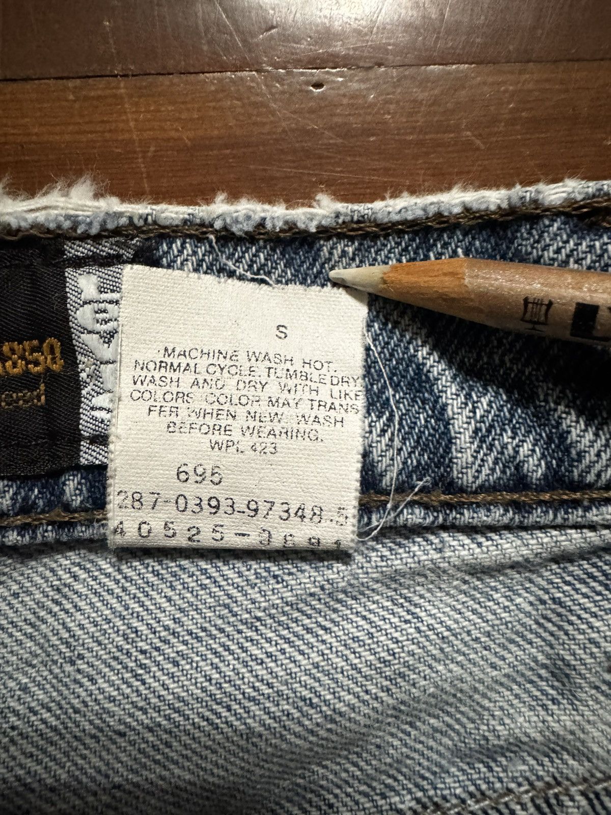 Levi's × Levi's Vintage Clothing × Vintage vintage 1993 made in usa levis silvertab straight leg jeans Size US 32 / EU 48 - 4 Thumbnail