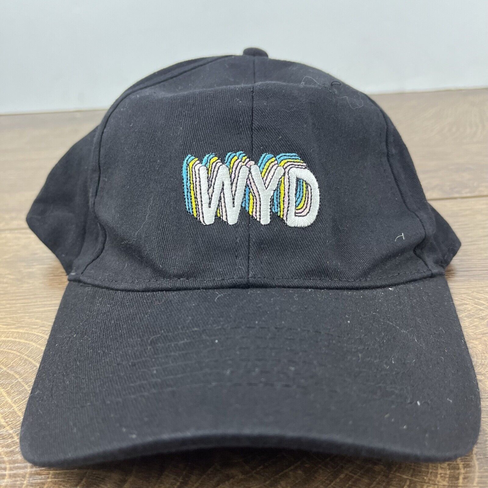 Other WYD Hat What Are You Doing Hat Black Adjustable Hat Black Ad Size ONE SIZE - 6 Thumbnail