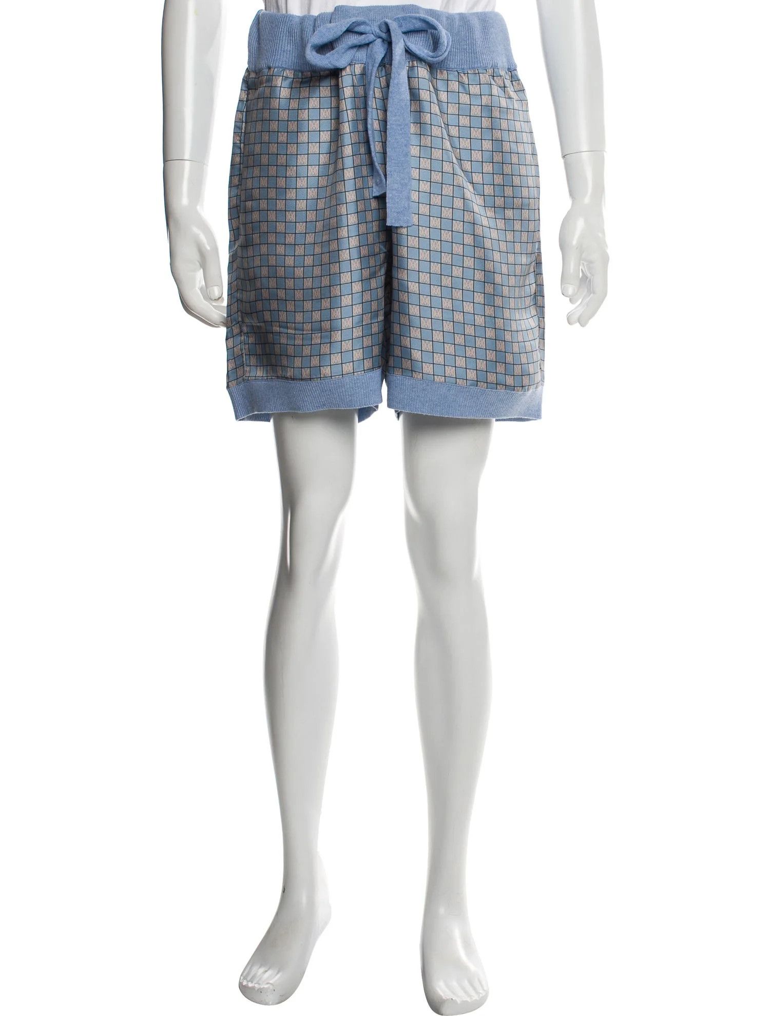 Amiri o1s1wg110525 Wool Jogger Shorts in Multicolor Size US 34 / EU 50 - 1 Thumbnail