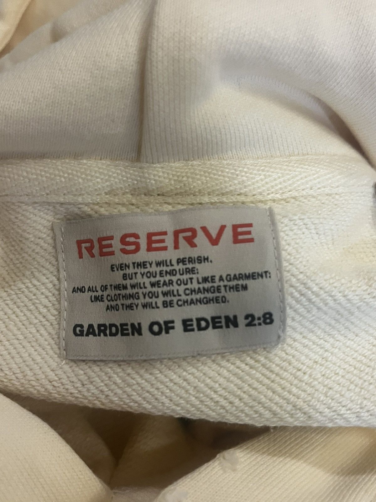 Other Reserve LA bone color hoodie size small new Size US S / EU 44-46 / 1 - 6 Thumbnail