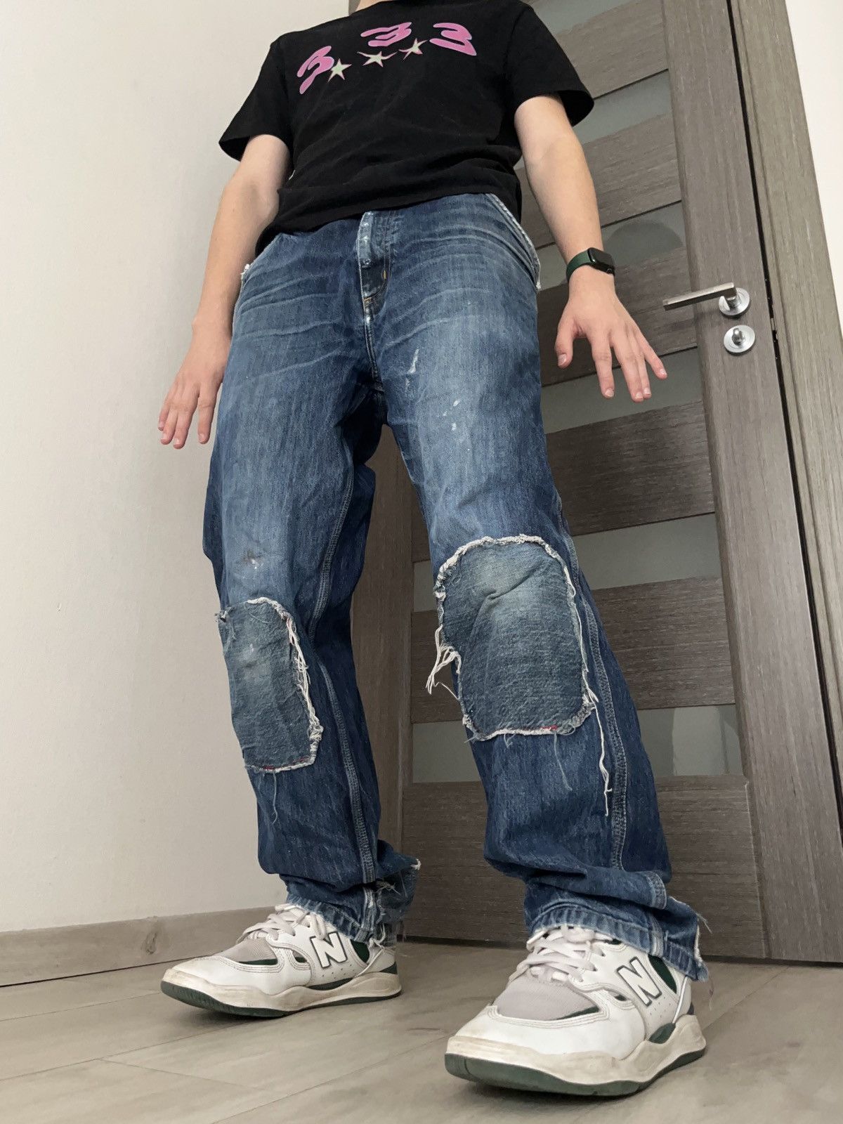 Carhartt 🔥90's Carhartt Double Knee Faded Y2k Carpenters Work Jeans Size US 32 / EU 48 - 3 Thumbnail