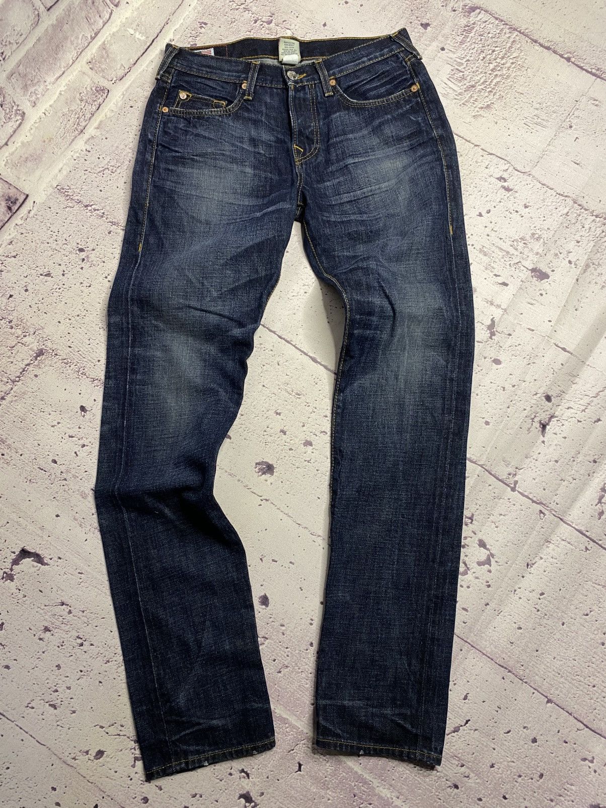 True Religion Men's Vintage Japanese True Religion Selvedge jeans y2k Size US 30 / EU 46 - 2 Thumbnail