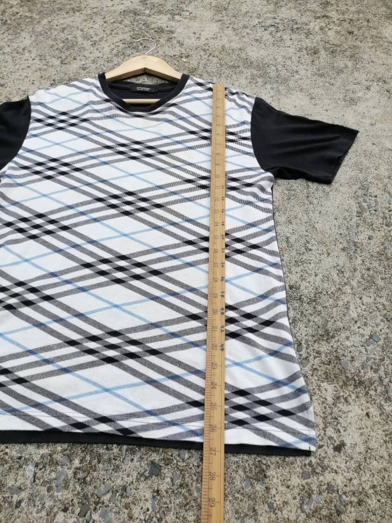 Burberry × Japanese Brand Burberry Black Label Plaid Tee Size US M / EU 48-50 / 2 - 3 Thumbnail