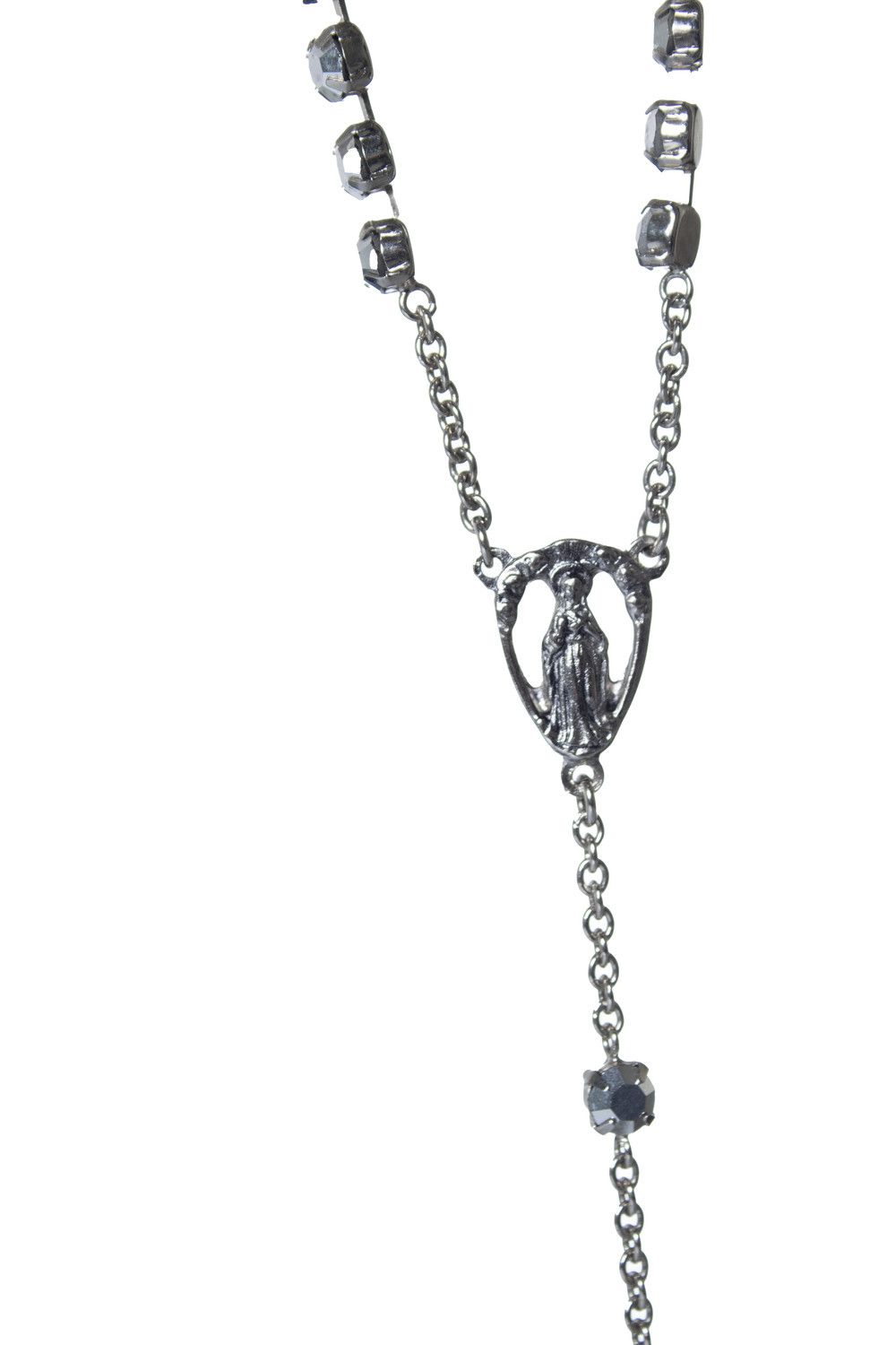 Givenchy Givenchy, Maria necklace with cross and stones Size ONE SIZE - 4 Thumbnail