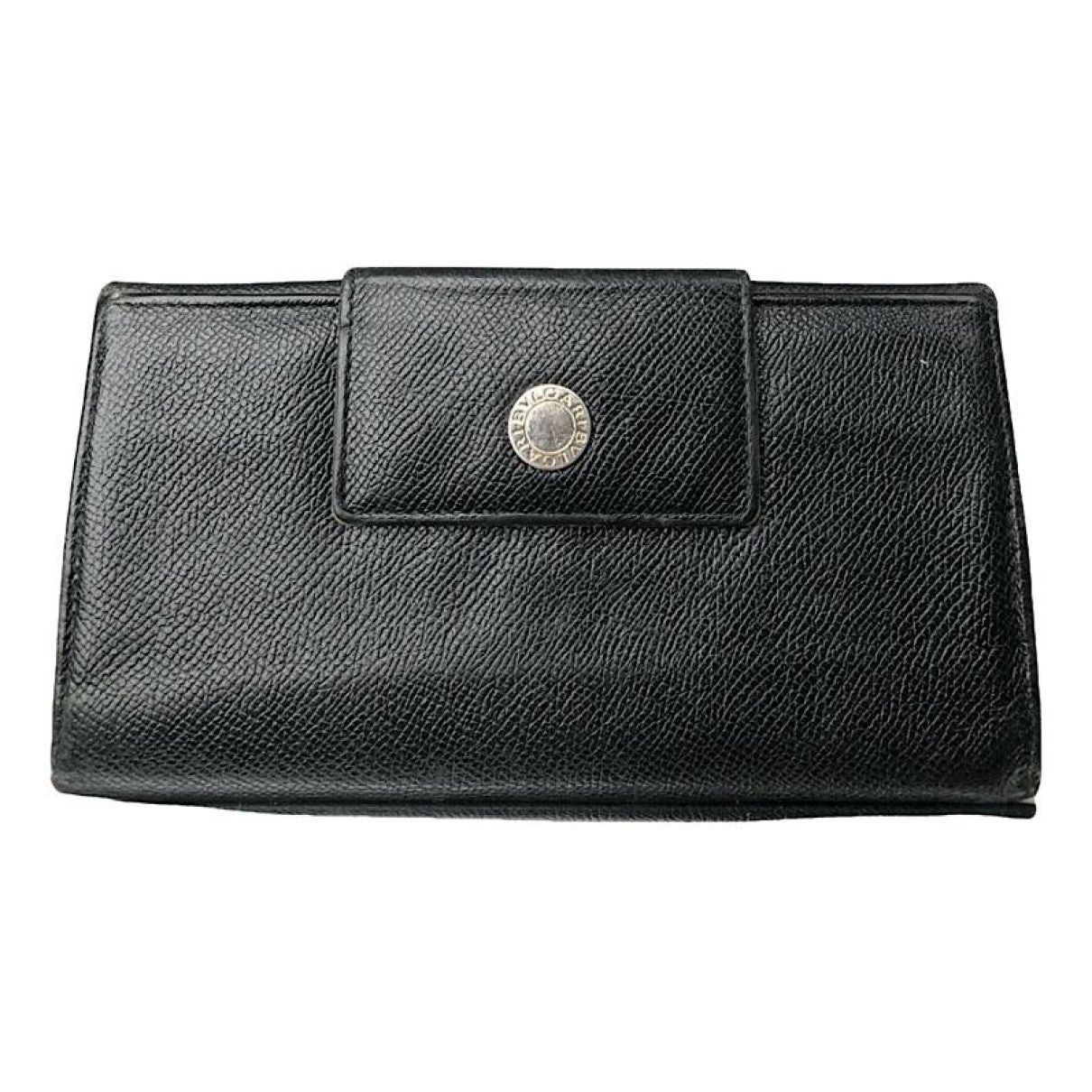 Bvlgari Black Leather Wallet Size ONE SIZE - 1 Thumbnail