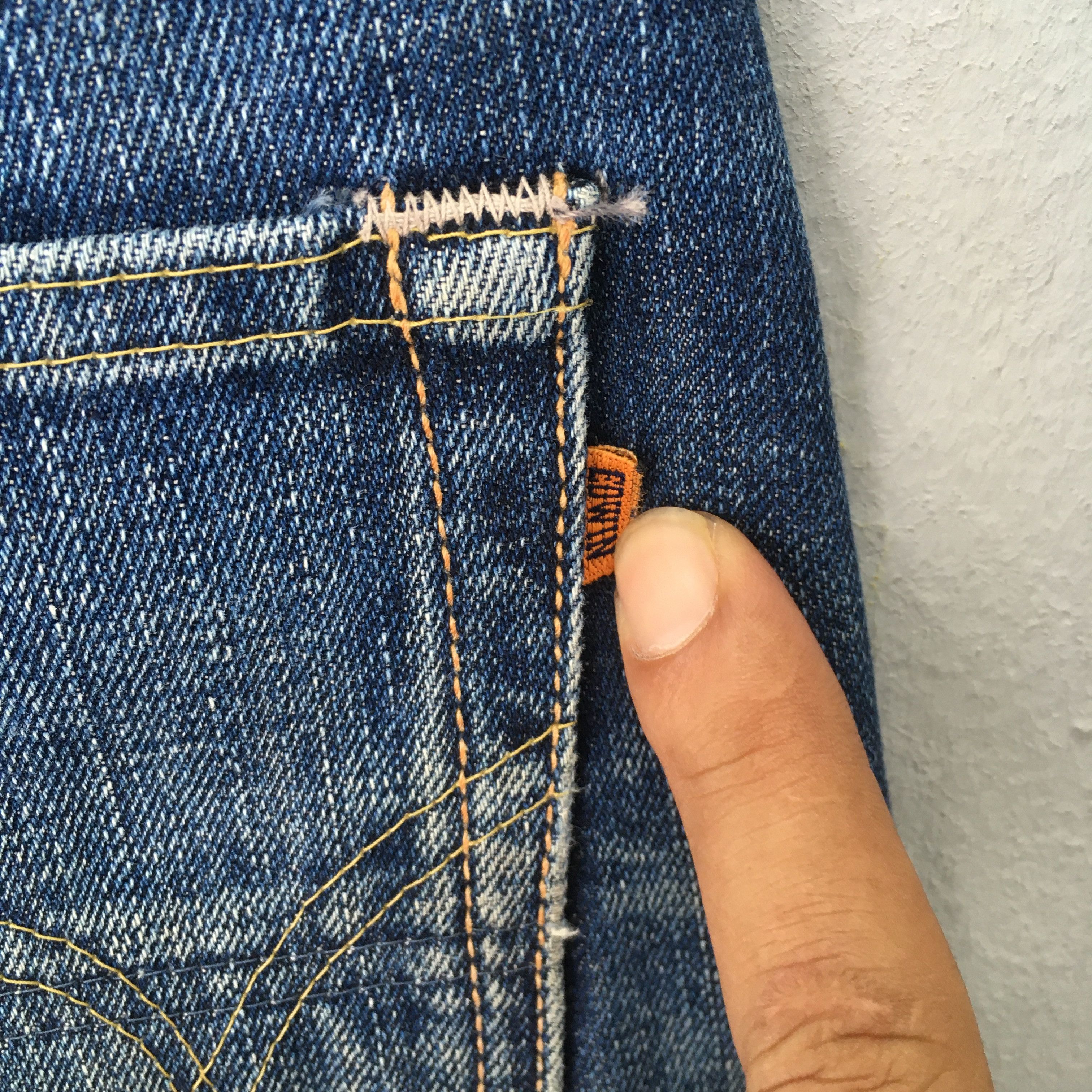 Edwin Size 27x27 Vintage 90s Edwin E Function Faded Jeans S1456 Size US 27 - 12 Thumbnail