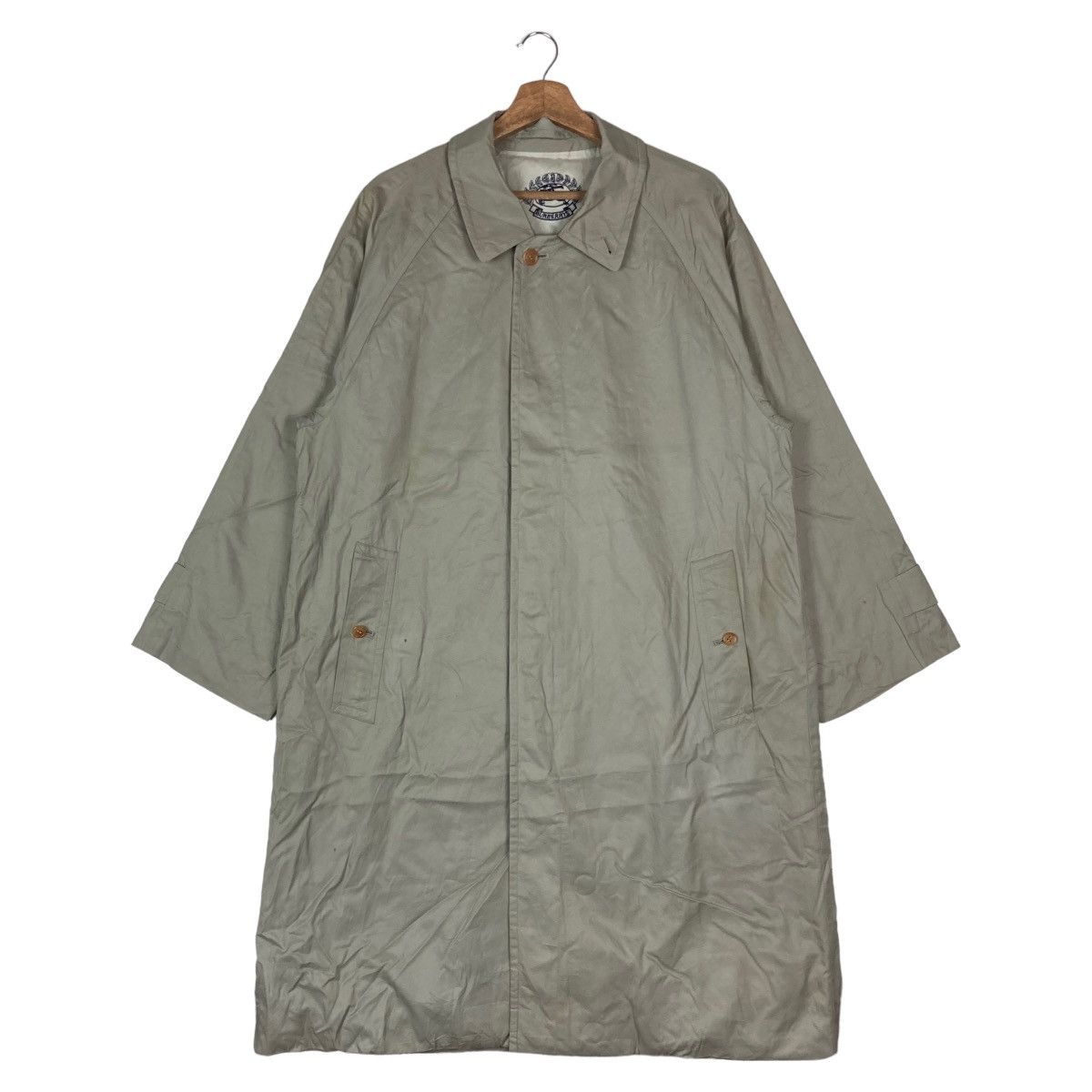 Burberry Burberrys Hidden Flat Button Trench Coat Size US L / EU 52-54 / 3 - 1 Thumbnail