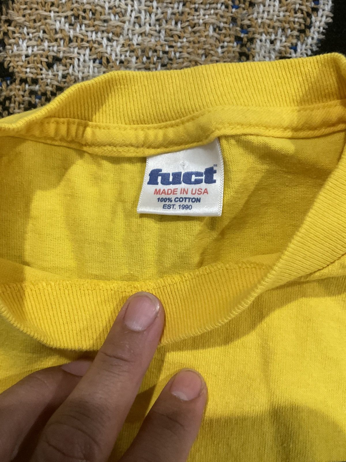 FUCT Fuct x ftp shirt yellow 2017 Size US S / EU 44-46 / 1 - 3 Thumbnail