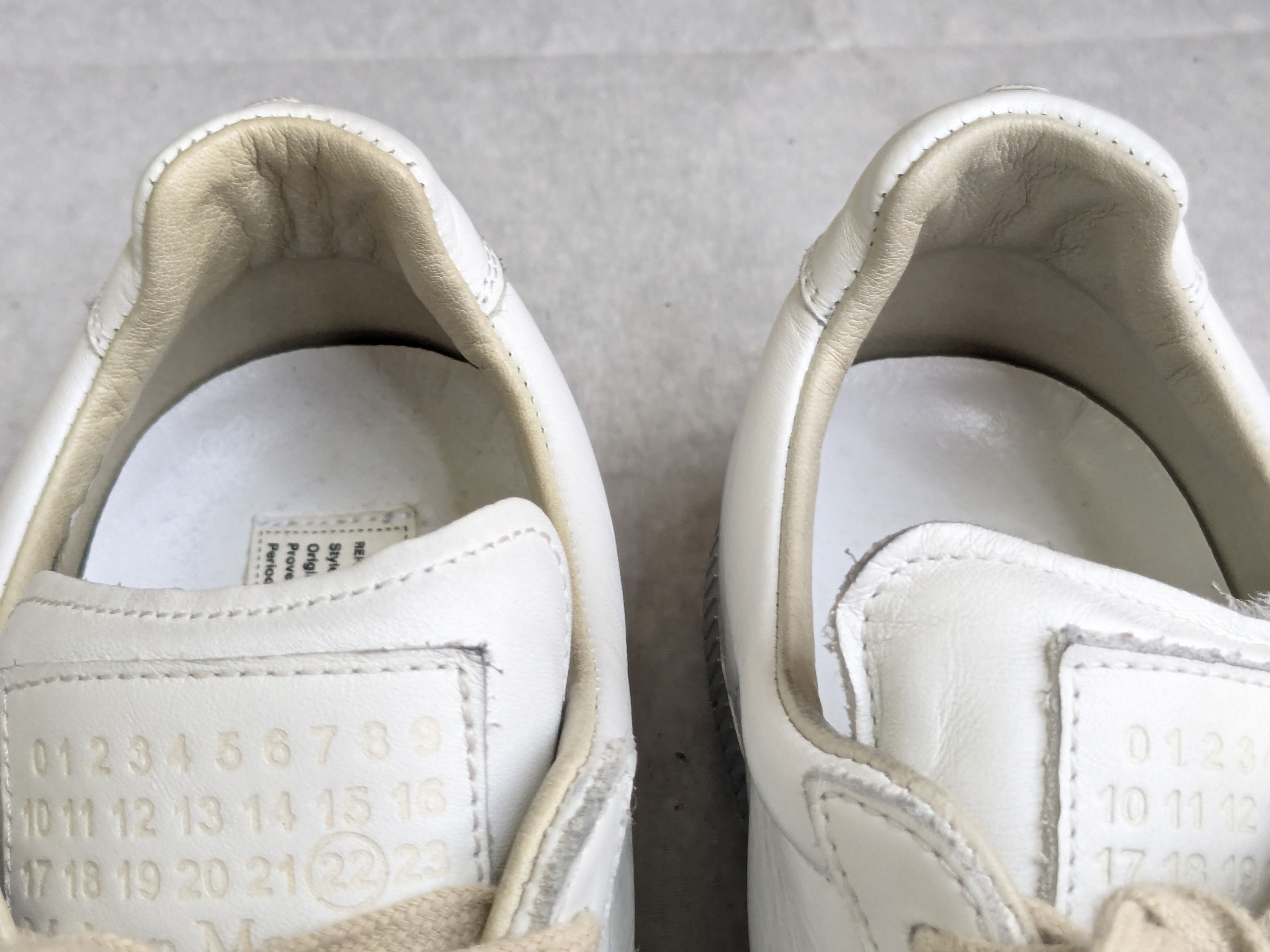 Maison Margiela Maison Margiela Gat Replica White Silver 9 42 Low Tops Size US 9 / EU 42 - 5 Thumbnail
