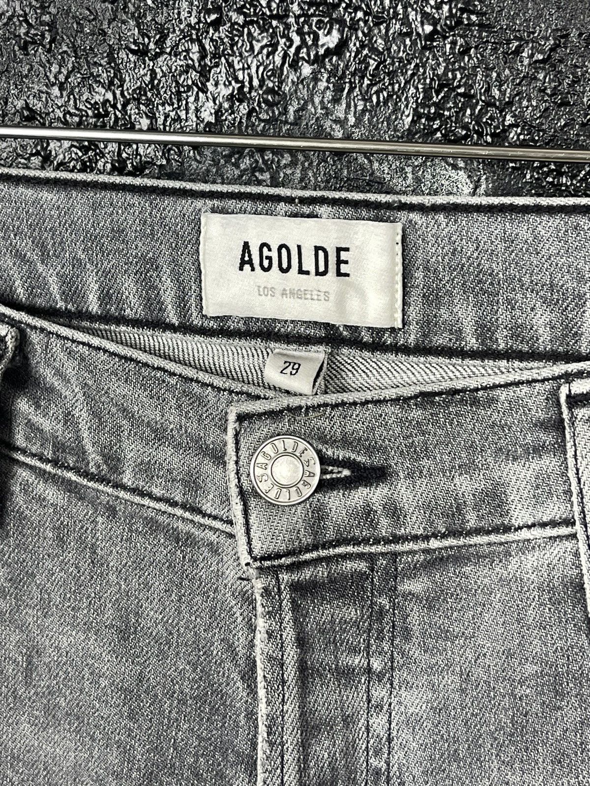 Agolde × Designer Agolde Los Angeles Washed Distressed Jeans Size 29 Size 29" - 13 Thumbnail