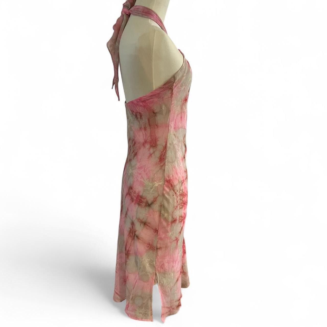Vintage Vintage Y2K fairy boho beachy mesh halter midi dress🪷🩵 Size S / US 4 / IT 40 - 6 Thumbnail