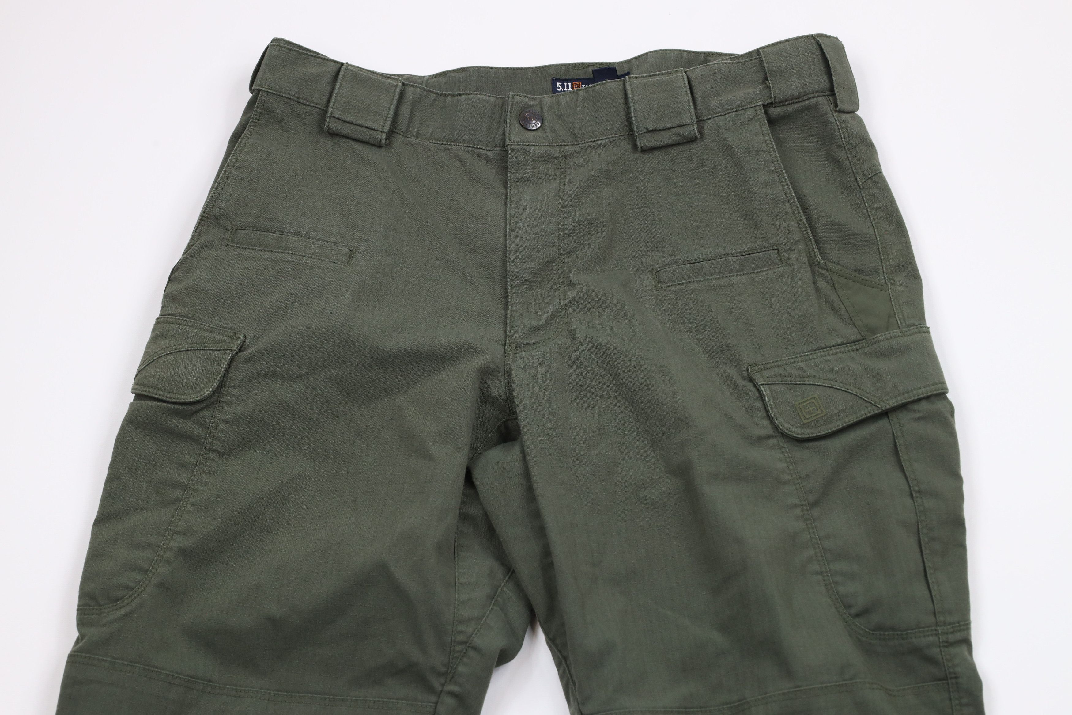 Vintage 5.11 Tactical Series Operator Double Knee Cargo Pants Green Size US 32 / EU 48 - 2 Thumbnail
