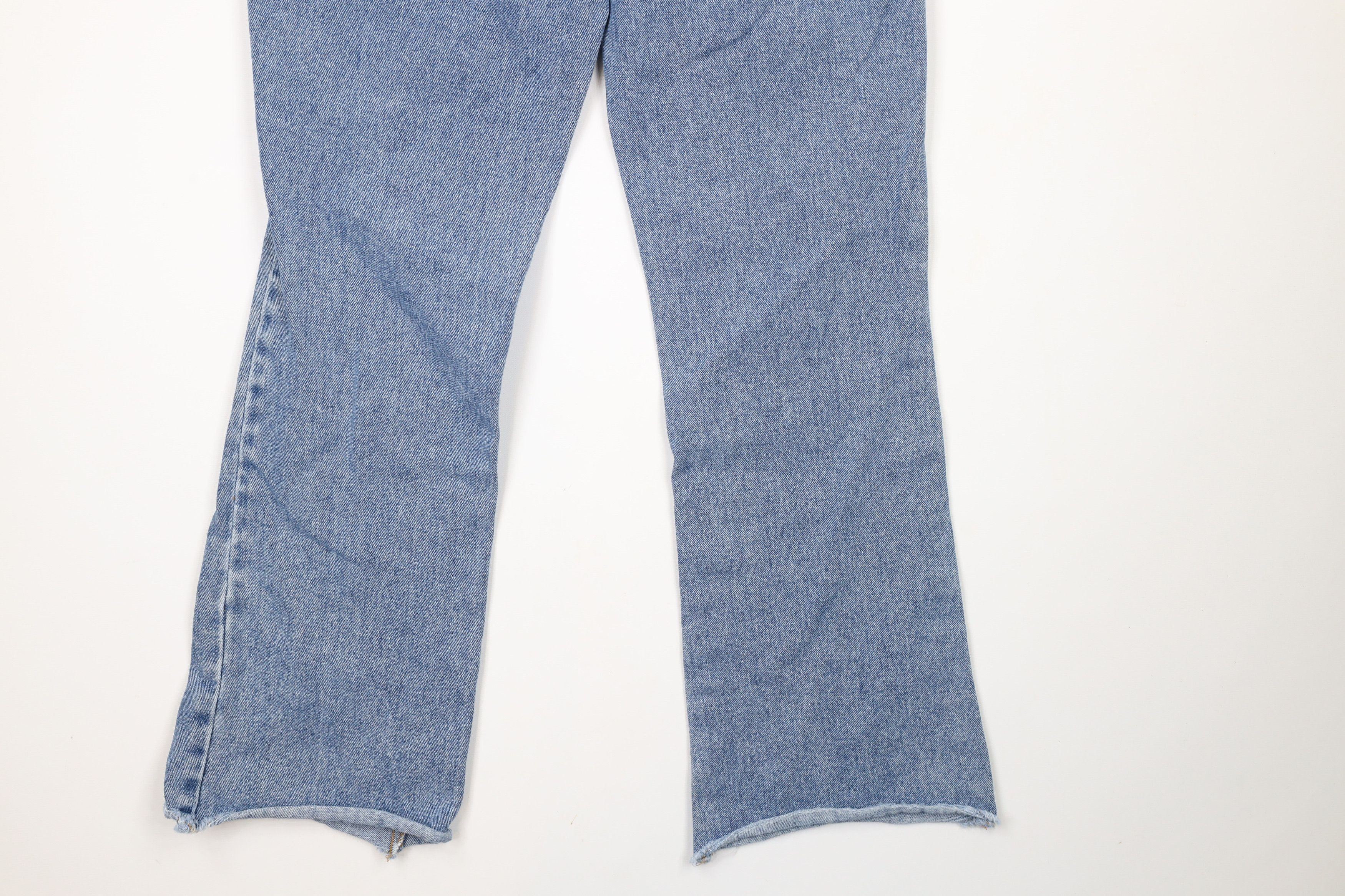 Vintage Vintage Y2K Streetwear Wide Leg Flared Denim Jeans Blue Size 30" / US 8 / IT 44 - 12 Thumbnail