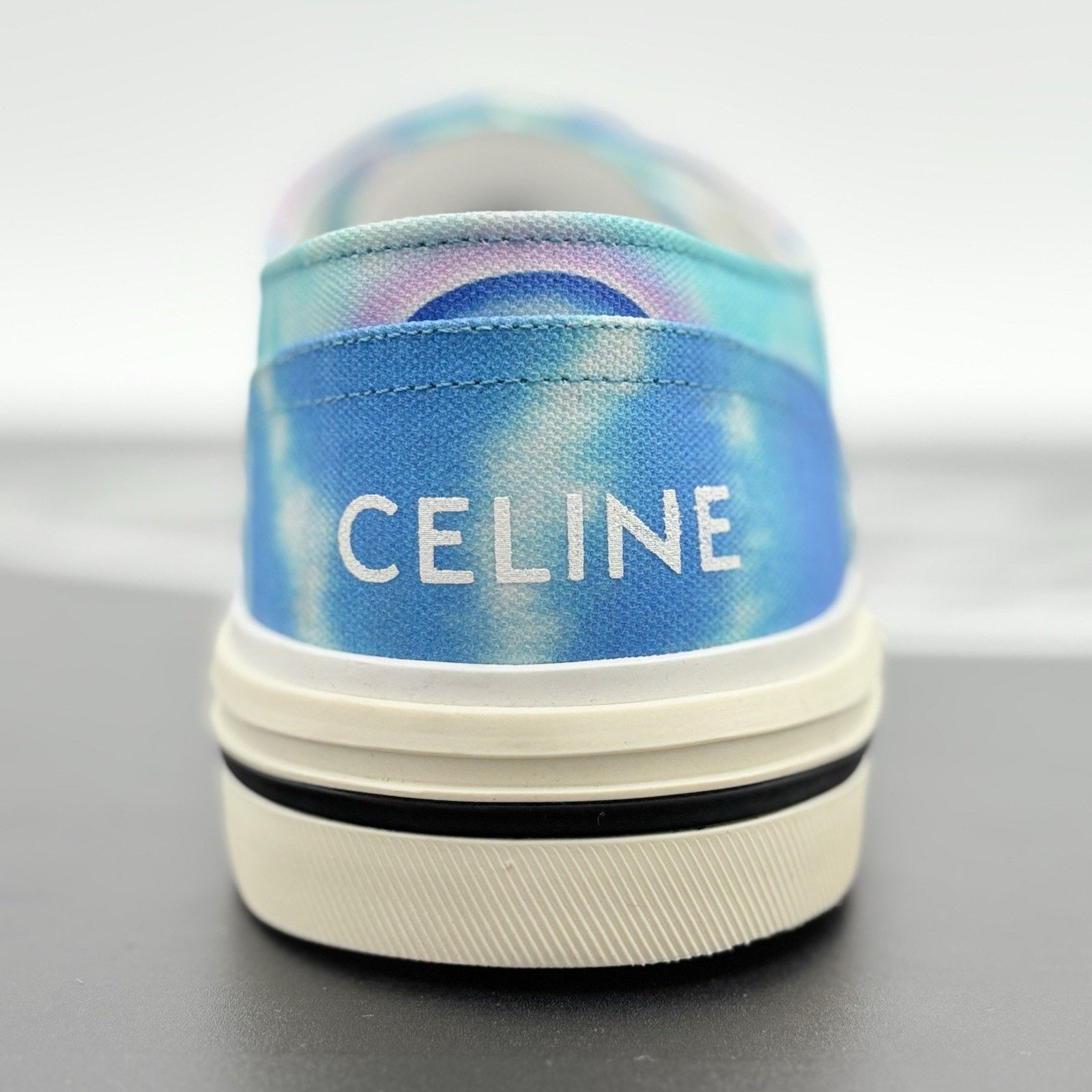 Celine Celine Canvas Print Low Sneaker ' Tie Dye ' | NEW! Size US 12 / EU 45 - 3 Thumbnail