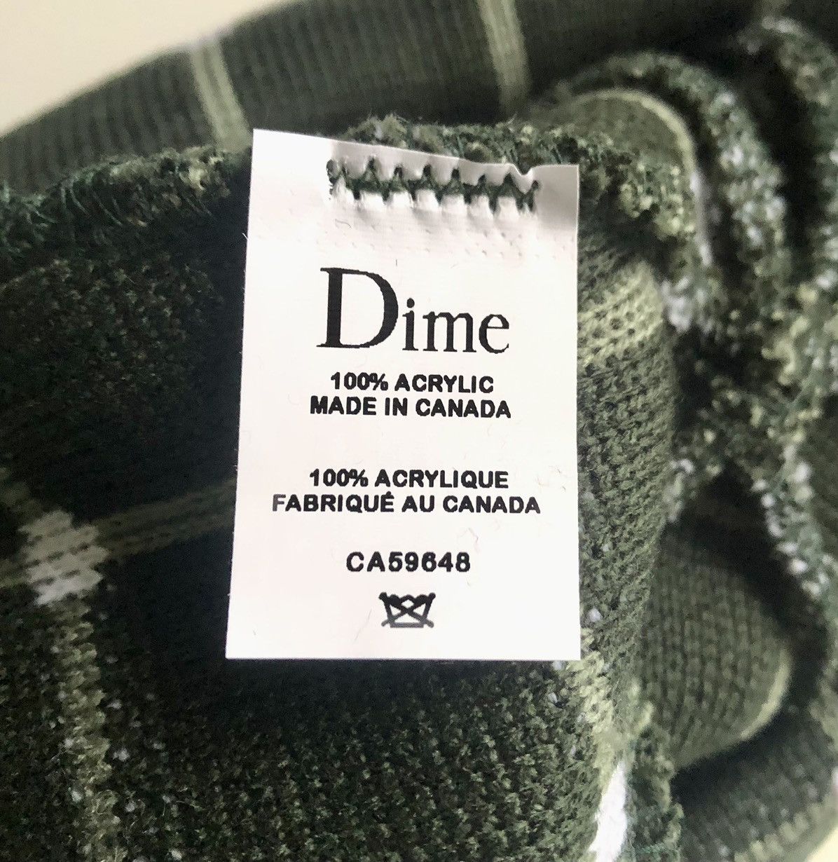 Dime Dime Illusion Beanie RED Size ONE SIZE - 3 Thumbnail