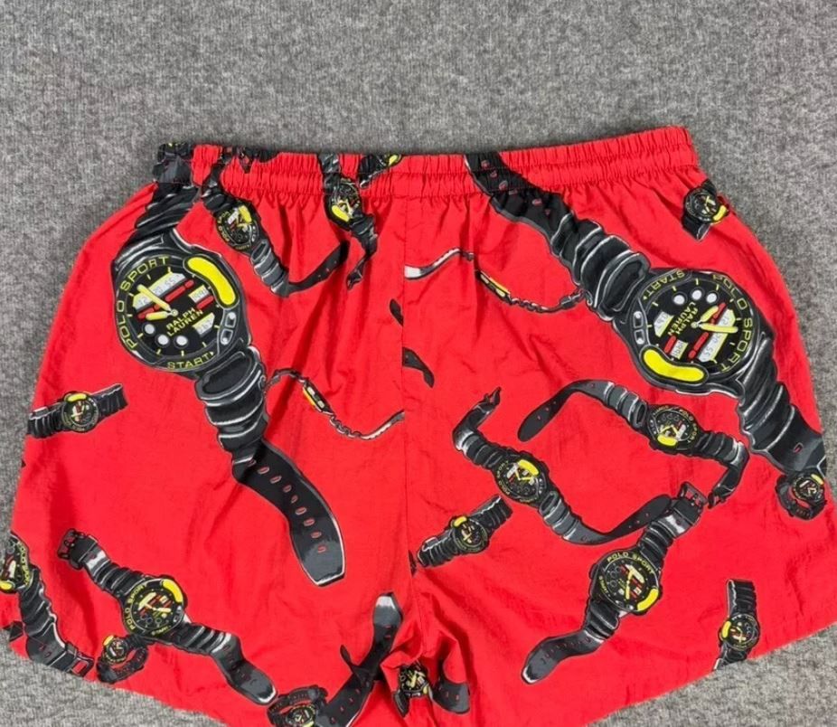 Polo Ralph Lauren Vintage Polo Ralph Lauren Stop Watch Shorts Large Size US 36 / EU 52 - 13 Thumbnail
