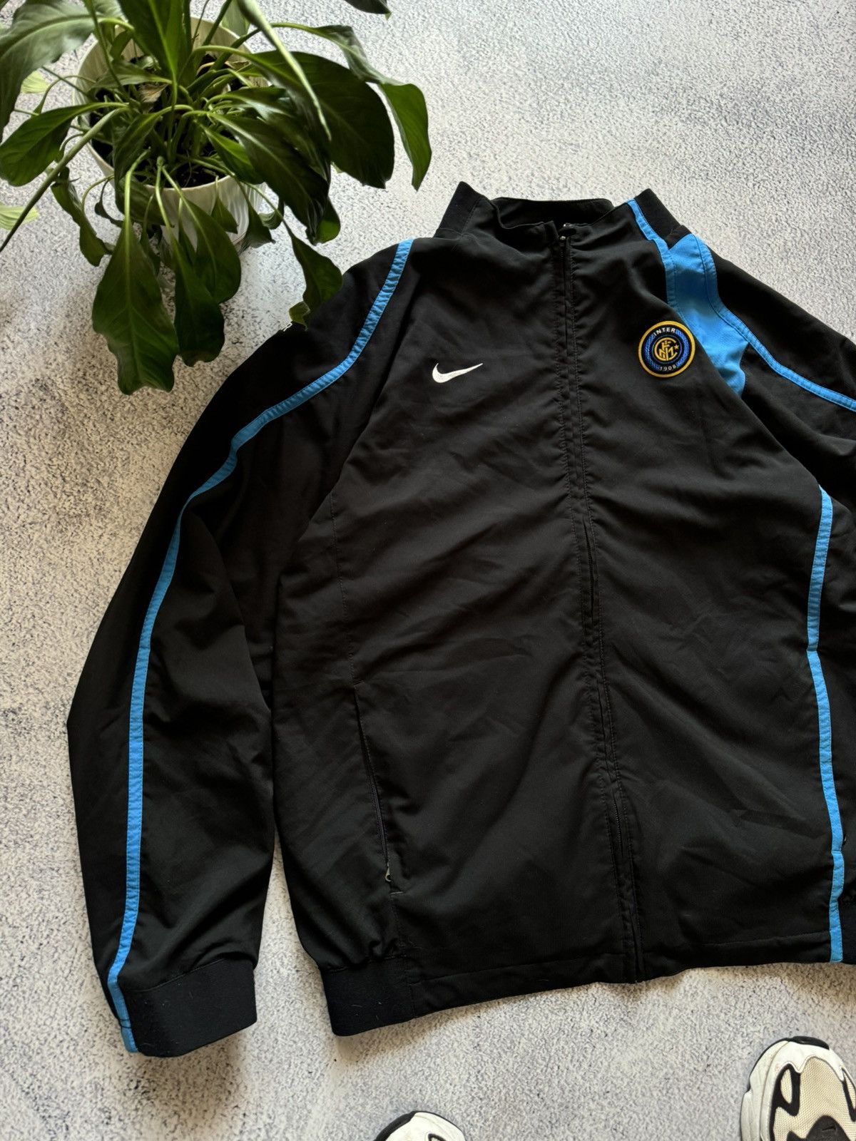 Nike × Vintage 2007 Inter Milan Nike Track Jacket vintage Training soccer Size US XL / EU 56 / 4 - 5 Thumbnail