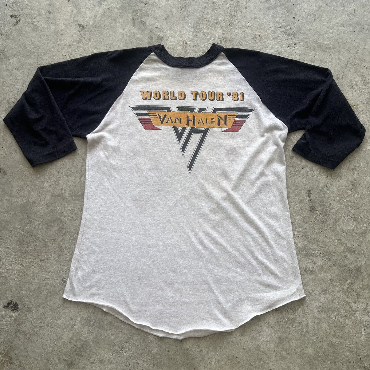 Band Tees × Vintage VAN HALEN 1981 Size US S / EU 44-46 / 1 - 2 Thumbnail