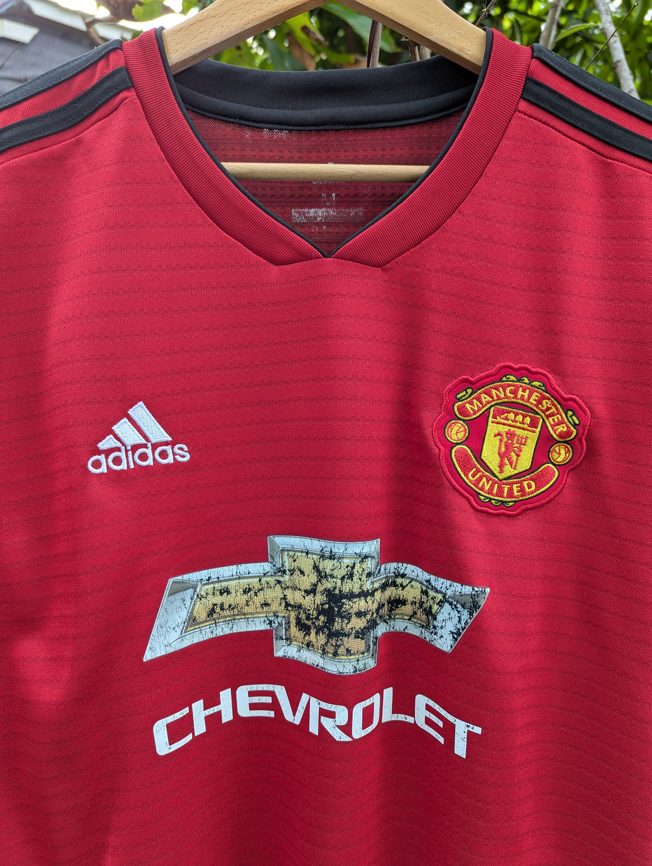 Adidas Adidas Manchester United 2018/2019 Football Soccer Jersey Size US M / EU 48-50 / 2 - 2 Thumbnail