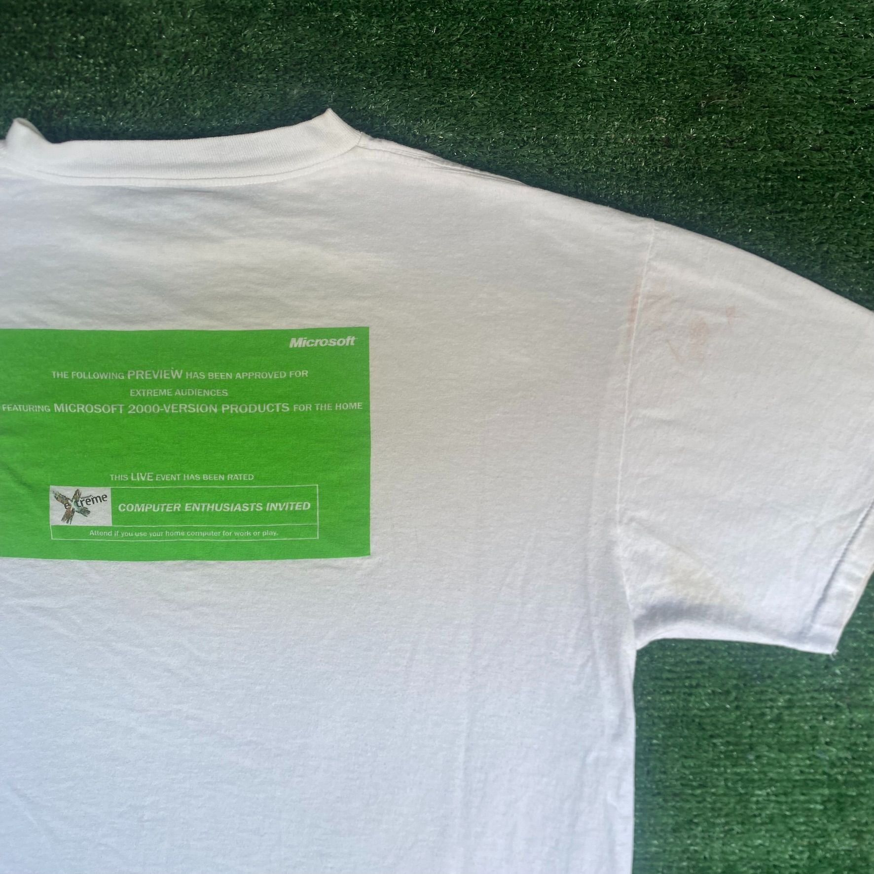 Microsoft Vintage 90s Microsoft Extreme Shirt Retro Computer Tech Tee Size US XL / EU 56 / 4 - 6 Thumbnail