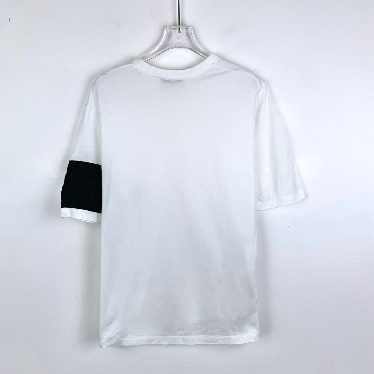 Prada Prada White Logo Pocket Cotton T-Shirt M Size US M / EU 48-50 / 2 - 8 Thumbnail