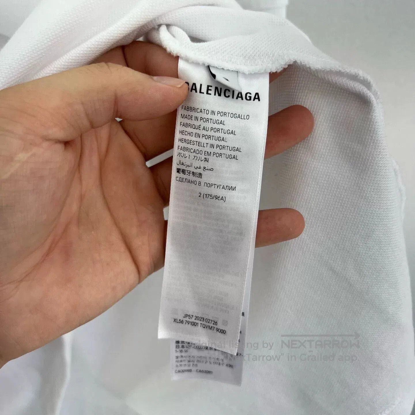 Balenciaga Balenciaga Embroidered Logo Loose Polo. Size US L / EU 52-54 / 3 - 4 Thumbnail