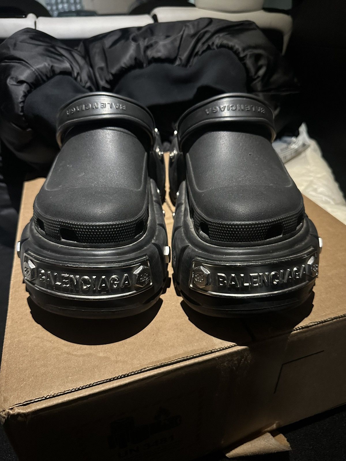 Balenciaga × Crocs Balenciaga Hardcrocs Mule | Grailed