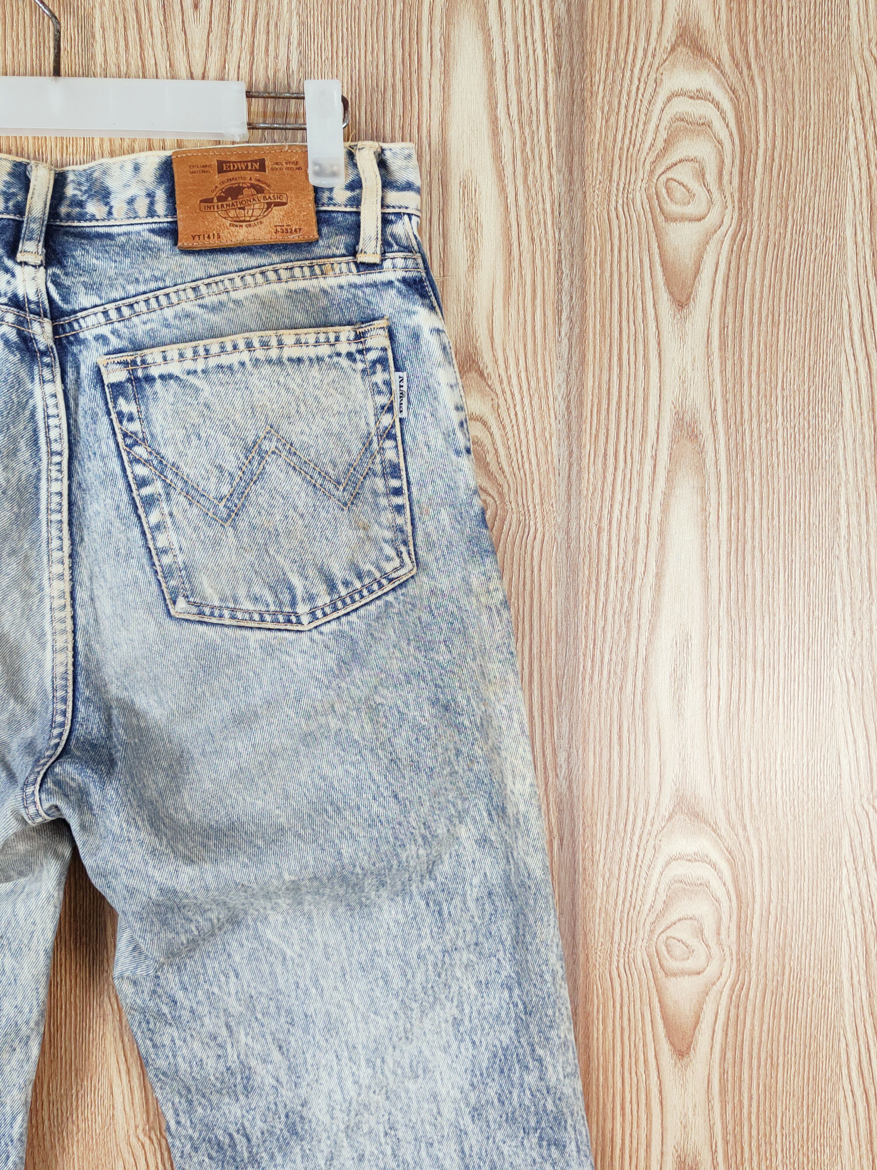 Edwin Edwin Dark Blue Distressed Ripped Jeans #W506 Size US 31 - 10 Thumbnail