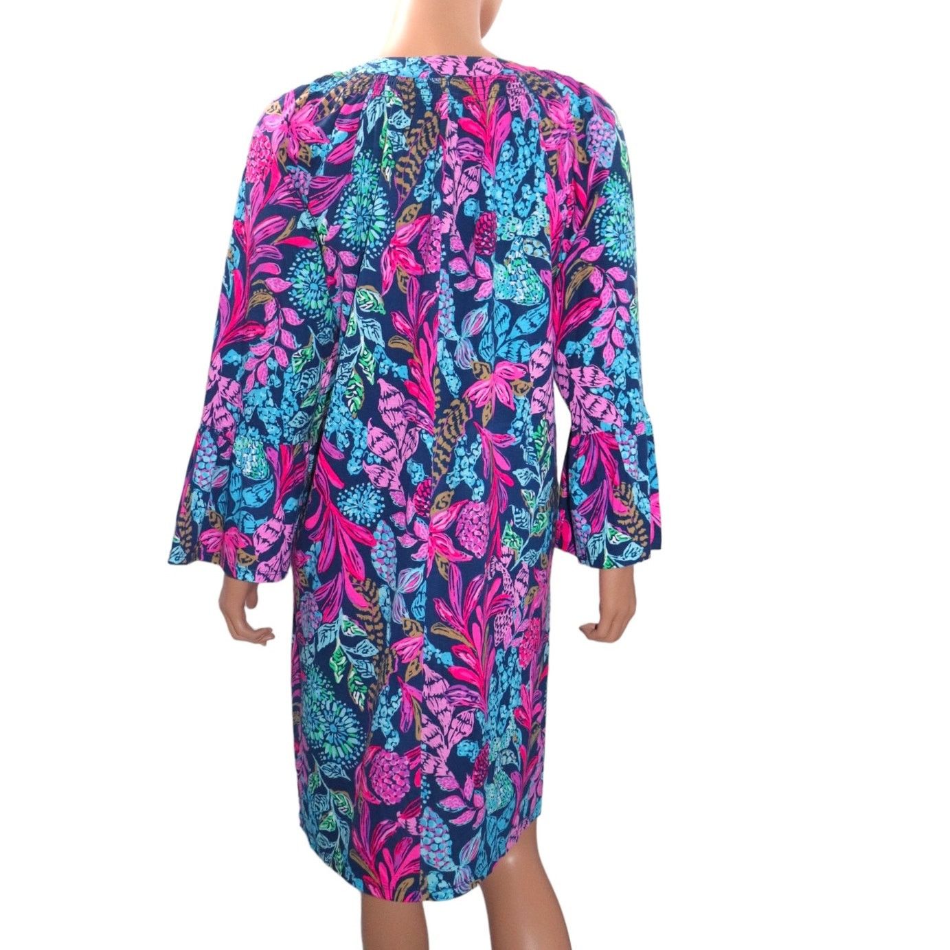 Lilly Pulitzer NWT Lilly Pulitzer Norris 3/4 Sleeve Dress Size Large 010933 Size L / US 10 / IT 46 - 3 Thumbnail