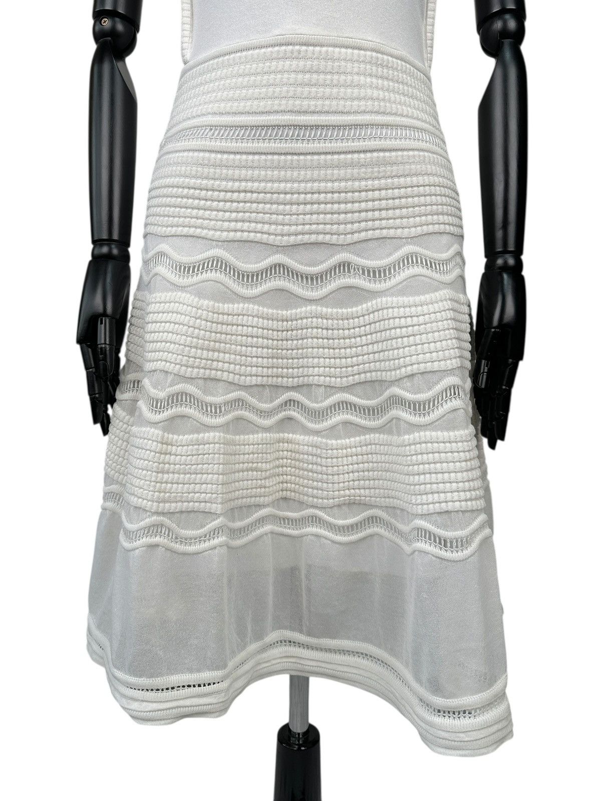 Missoni MISSONI White Jersey A-Line Mini Dress size 42 Women’s Size M / US 6-8 / IT 42-44 - 4 Thumbnail