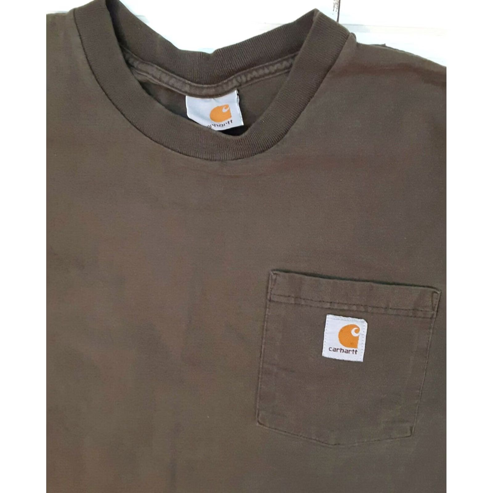 Carhartt VINTAGE Carhartt Shirt Green Adult Large pocket rugged 90s Mens Size US L / EU 52-54 / 3 - 3 Thumbnail