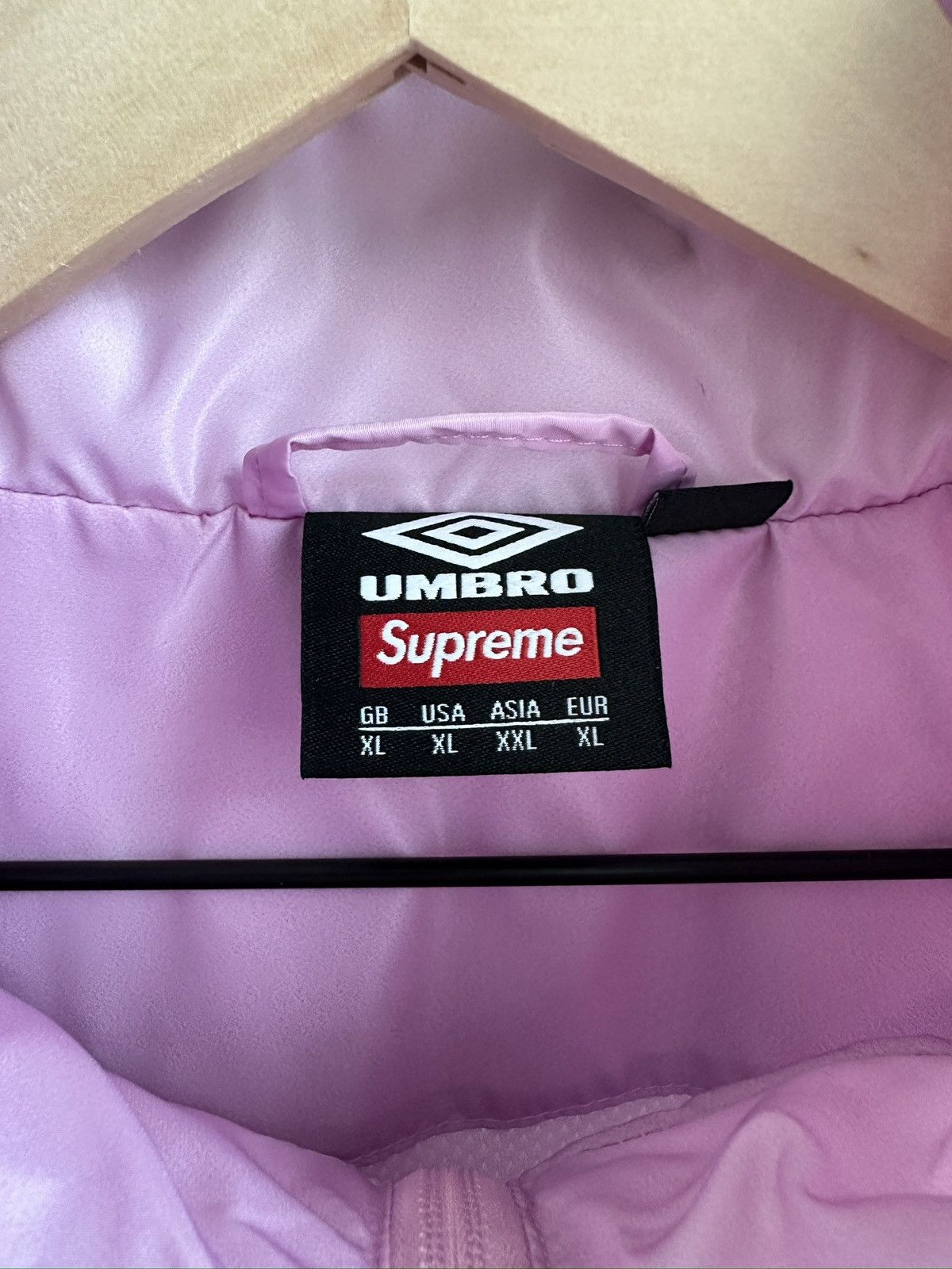 Supreme × Umbro Gradient Track Jacket Pink Size US XL / EU 56 / 4 - 6 Thumbnail
