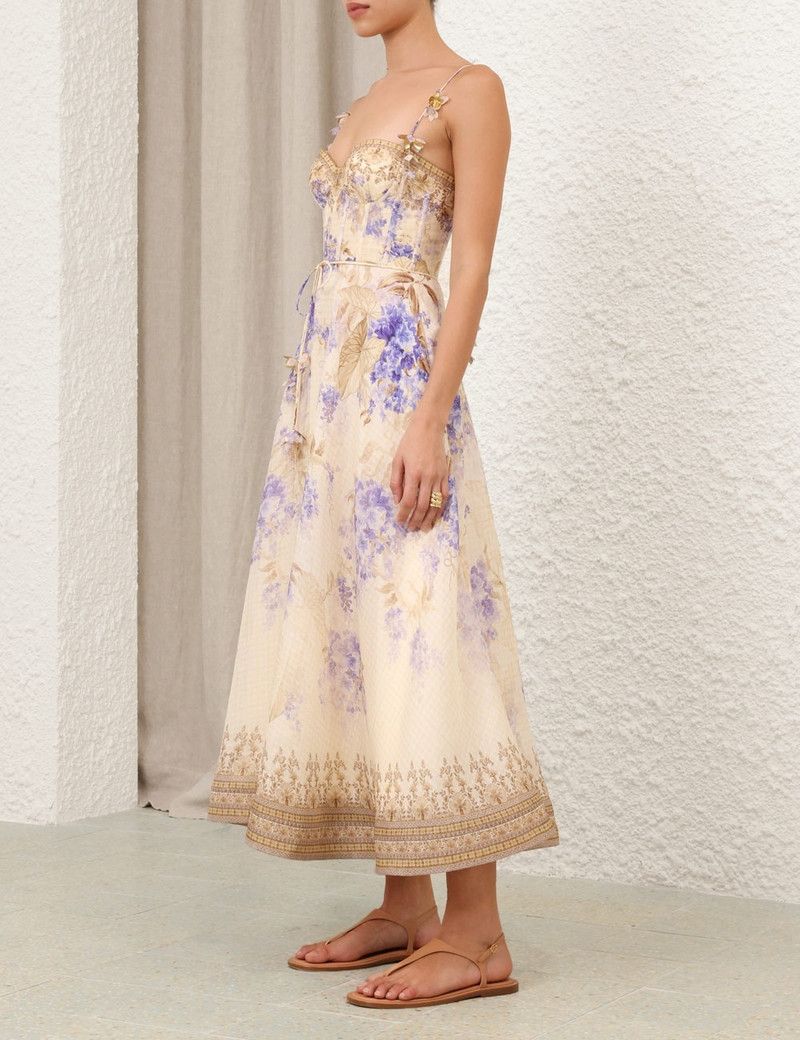 Zimmermann oc11z0226 Dawning Picnic Dress In Multicolor Size M / US 6-8 / IT 42-44 - 7 Thumbnail