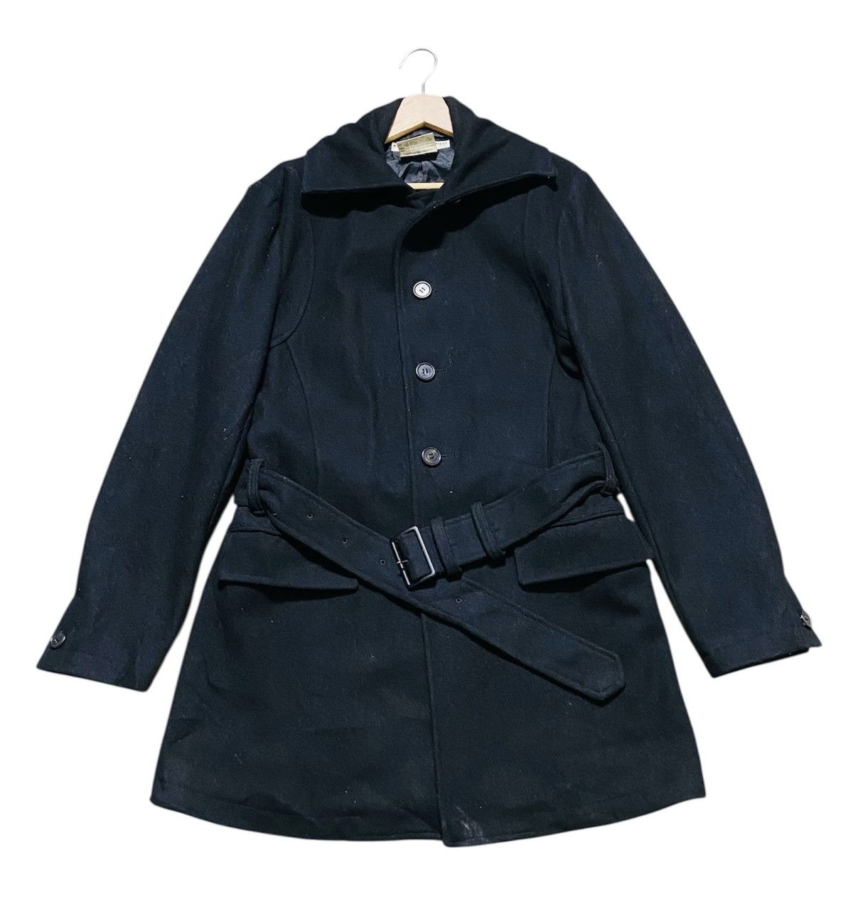 Katharine Hamnett London Katharine Hamnett London Wool Jacket with Belt Size US L / EU 52-54 / 3 - 3 Thumbnail