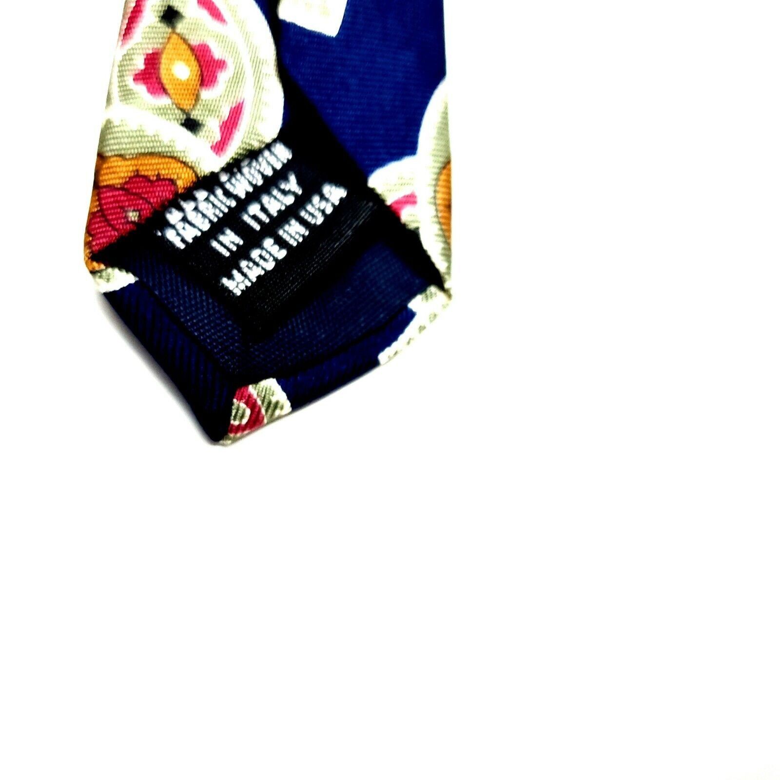 Christian Dior Monsieur Christian Dior Monsieur Silk Tie Print Blue Italy Classic Size ONE SIZE - 4 Thumbnail